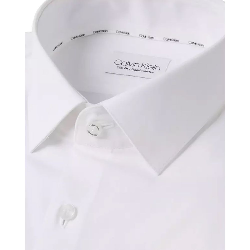 Calvin Klein vit bomullsskjorta
