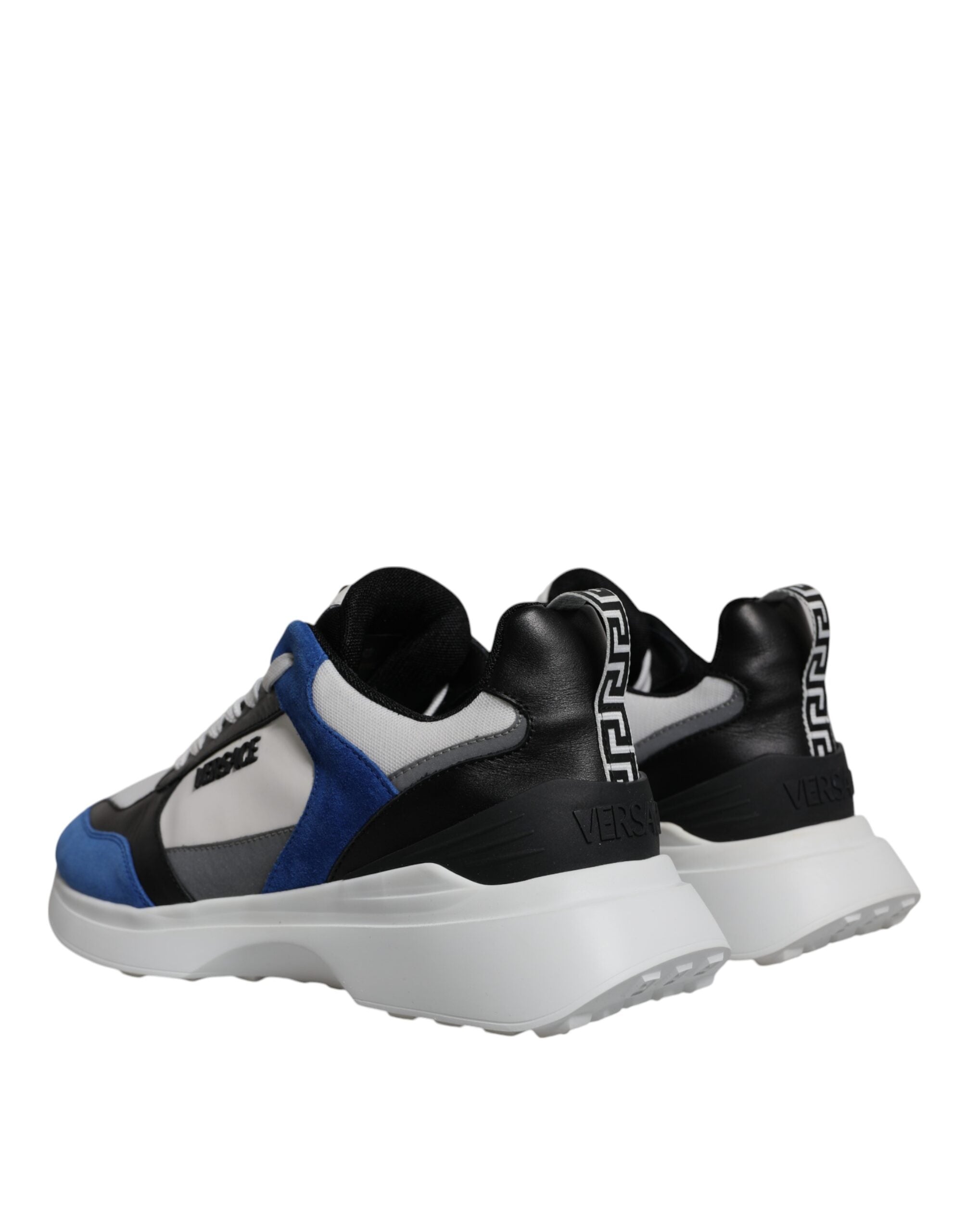 Versace Flerfärgad Canvas Quad Fabric Medusa Låga Sneakers Skor