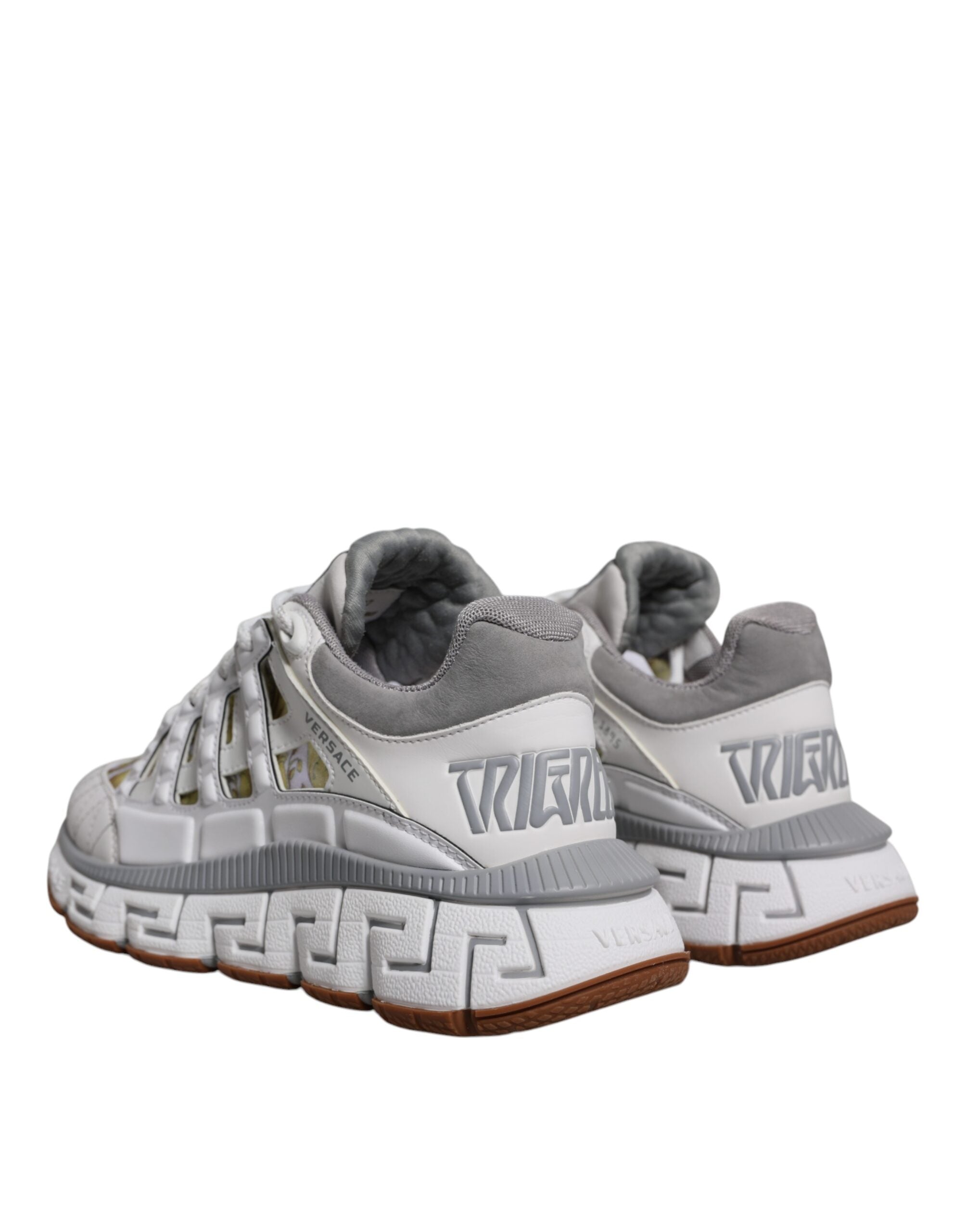 Versace Vita Trigreca Barocco Mönstrade Låga Sneakers Skor