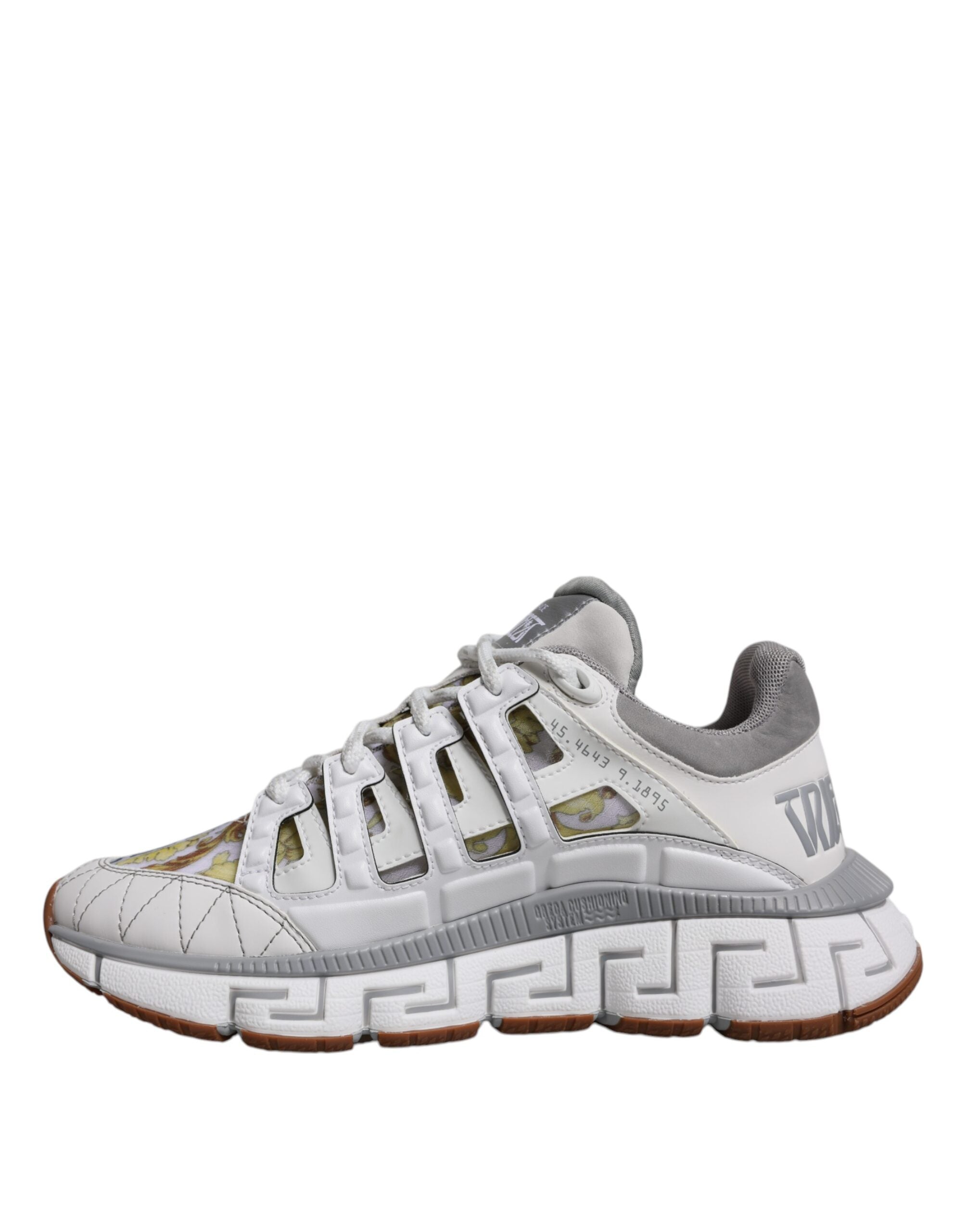 Versace Vita Trigreca Barocco Mönstrade Låga Sneakers Skor