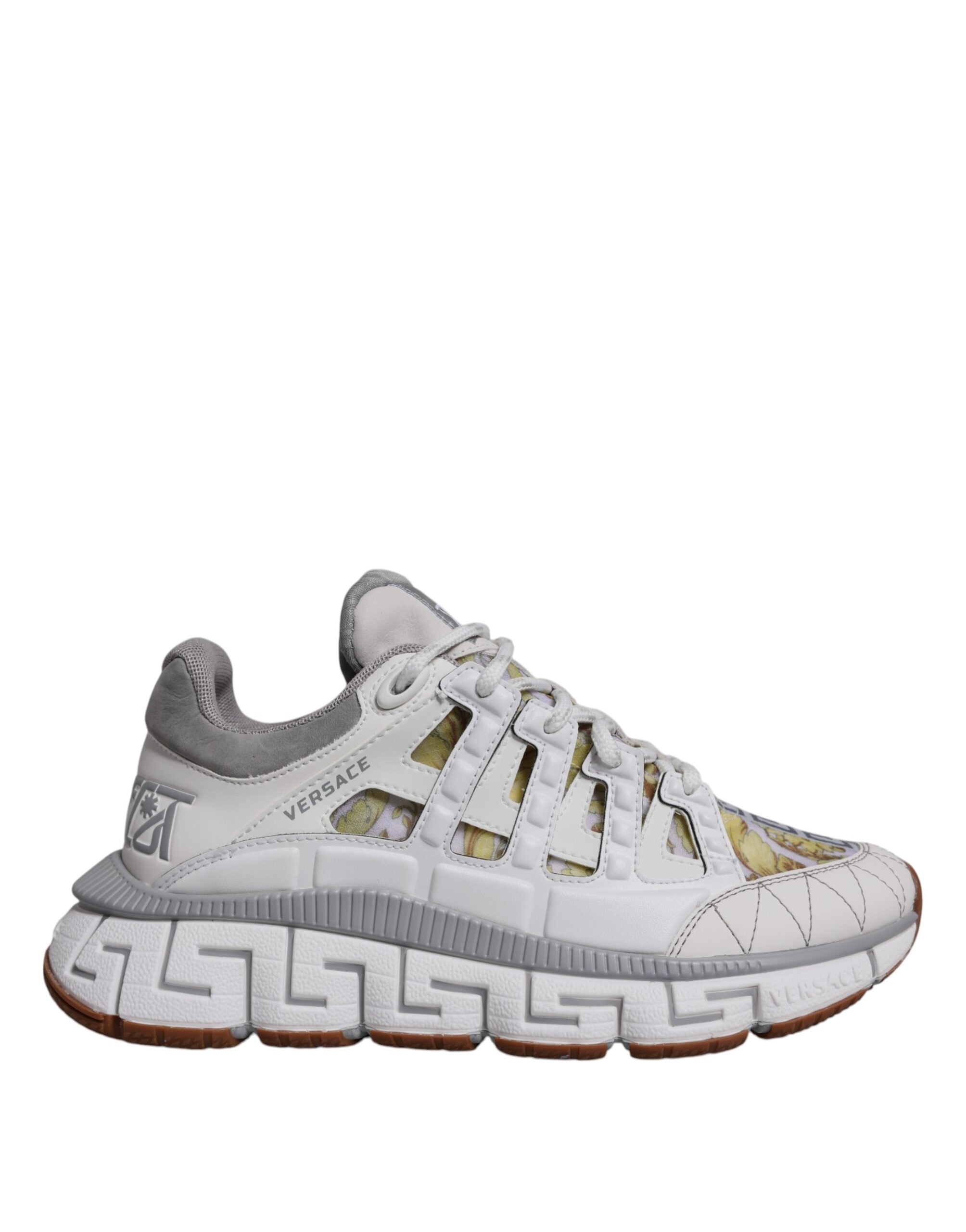 Versace Vita Trigreca Barocco Mönstrade Låga Sneakers Skor