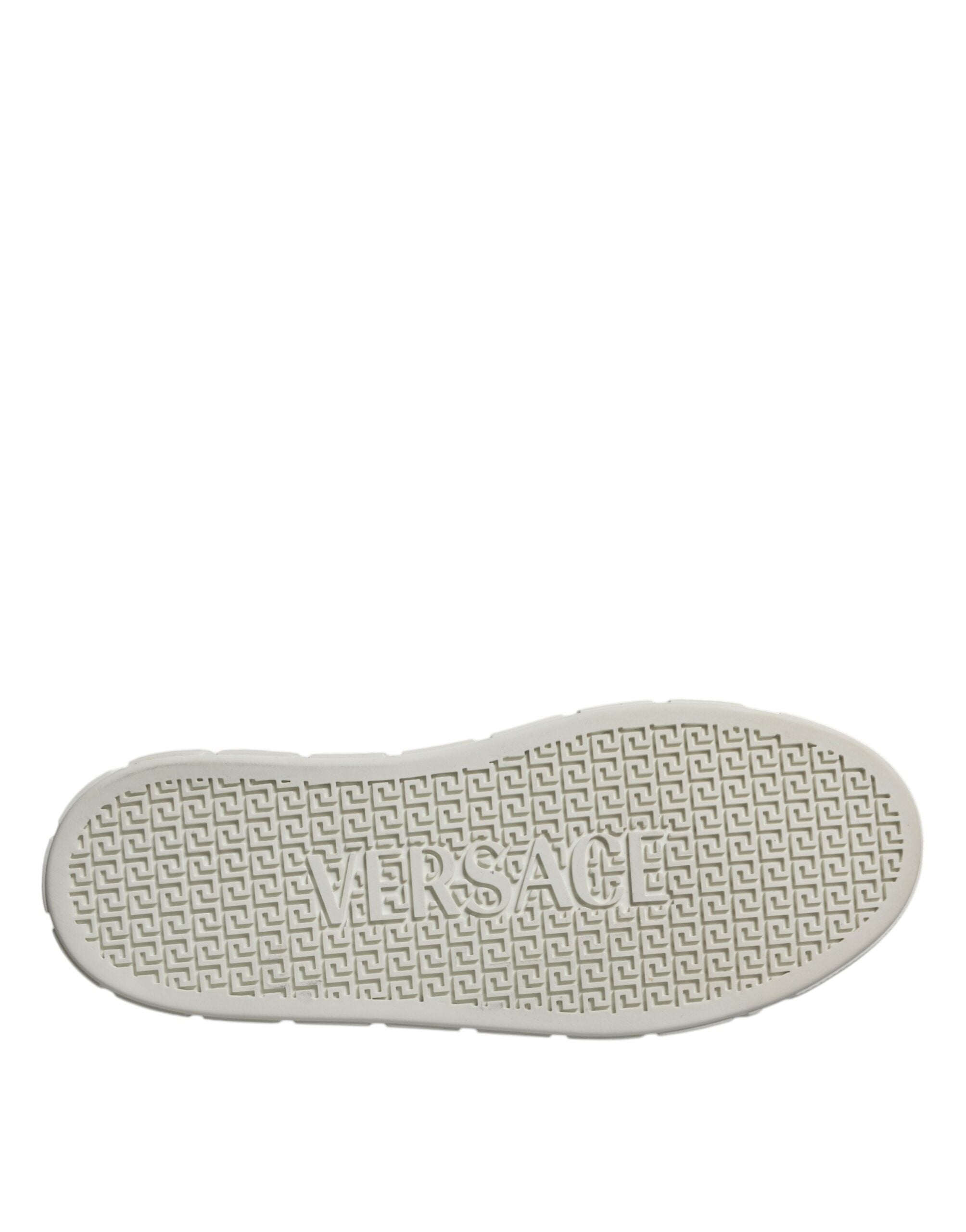 Versace Vita Bruna Greca Print TPU Låga Sneakers Herrskor