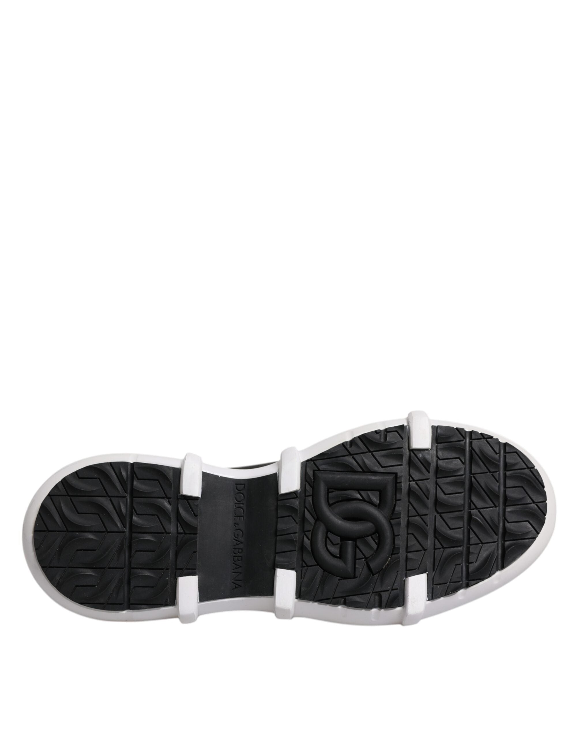 Dolce & Gabbana Svarta Nylon Galileo Höga Sneakers Skor
