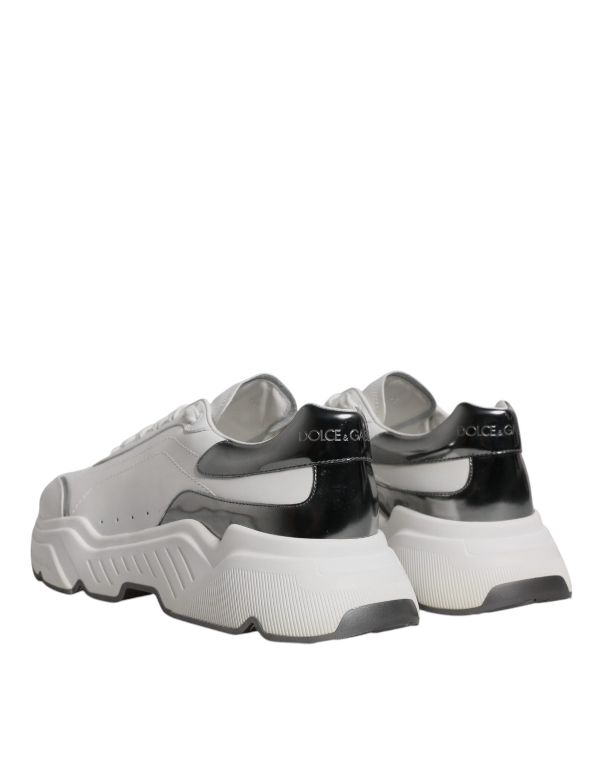 Dolce & Gabbana Vita Silver Daymaster Lädersneakers Skor