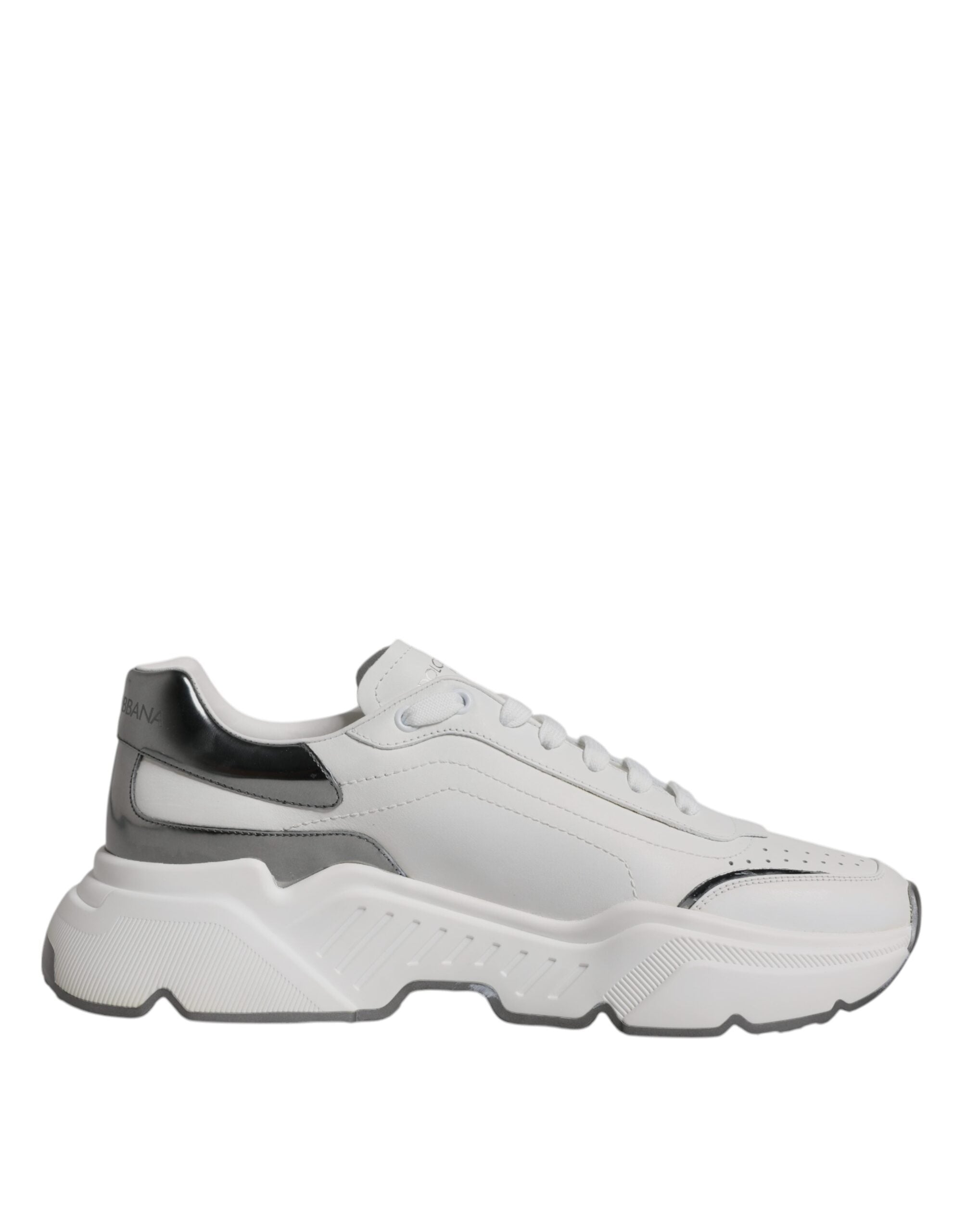Dolce & Gabbana Vita Silver Daymaster Lädersneakers Skor