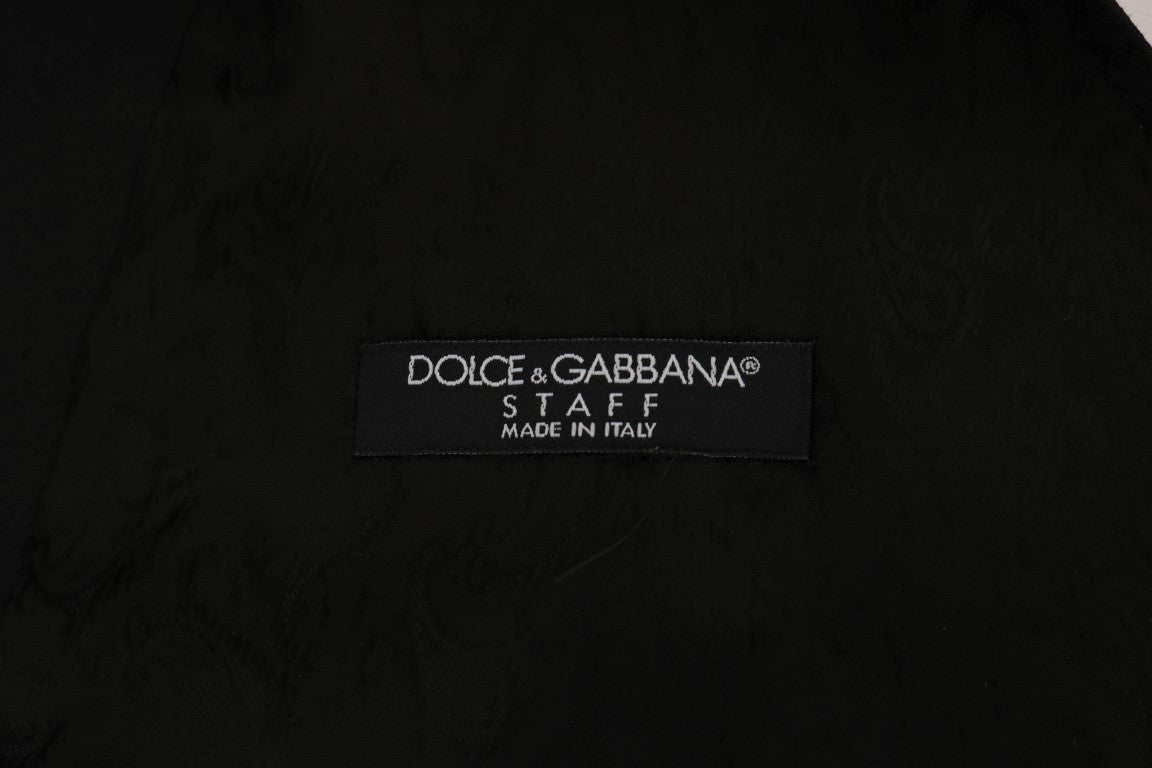 Dolce & Gabbana svart STAFF bomullsväst