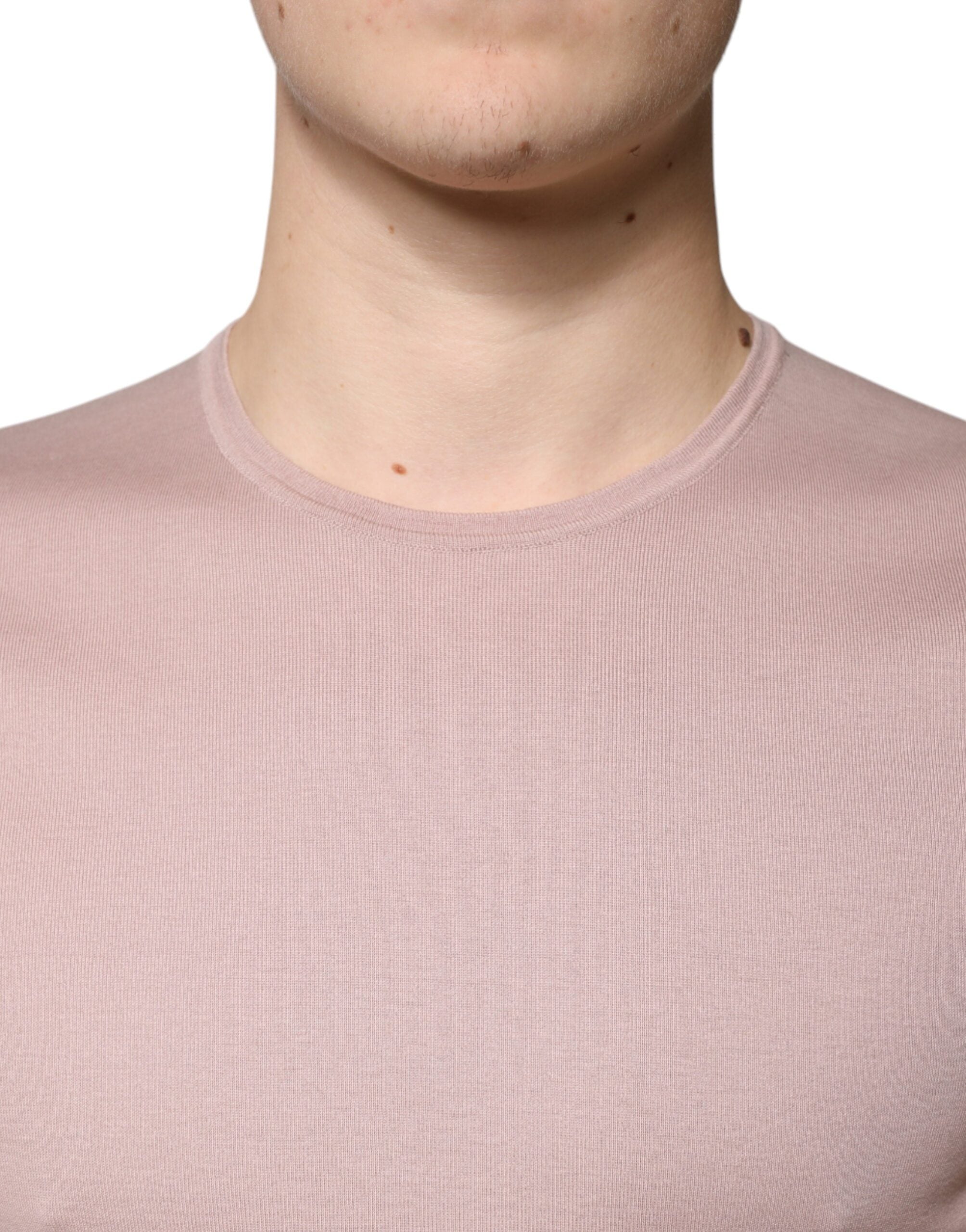 Dolce & Gabbana Brun Bomull Kortärmad Rund Halsad T-shirt