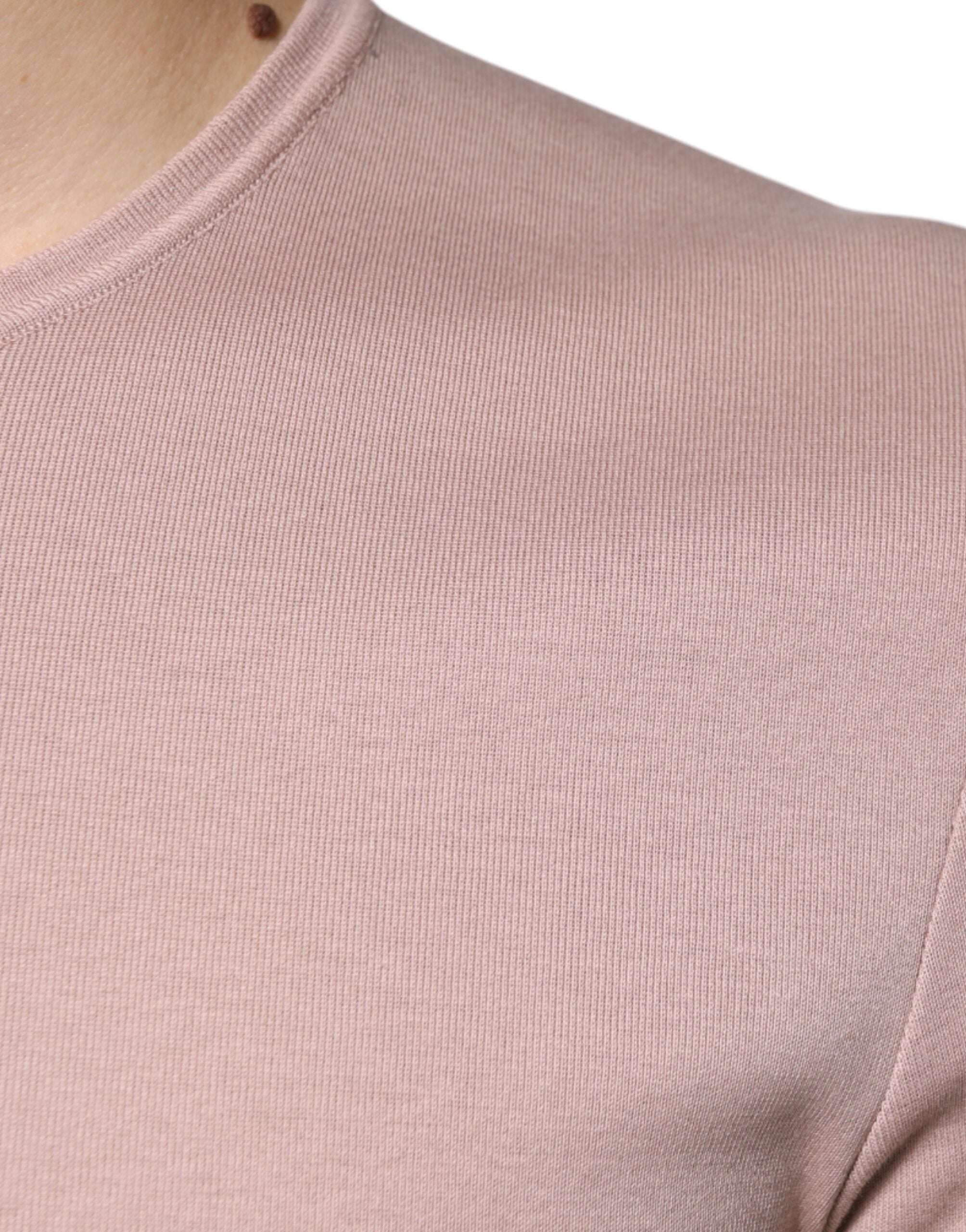 Dolce & Gabbana Brun Bomull Kortärmad Rund Halsad T-shirt
