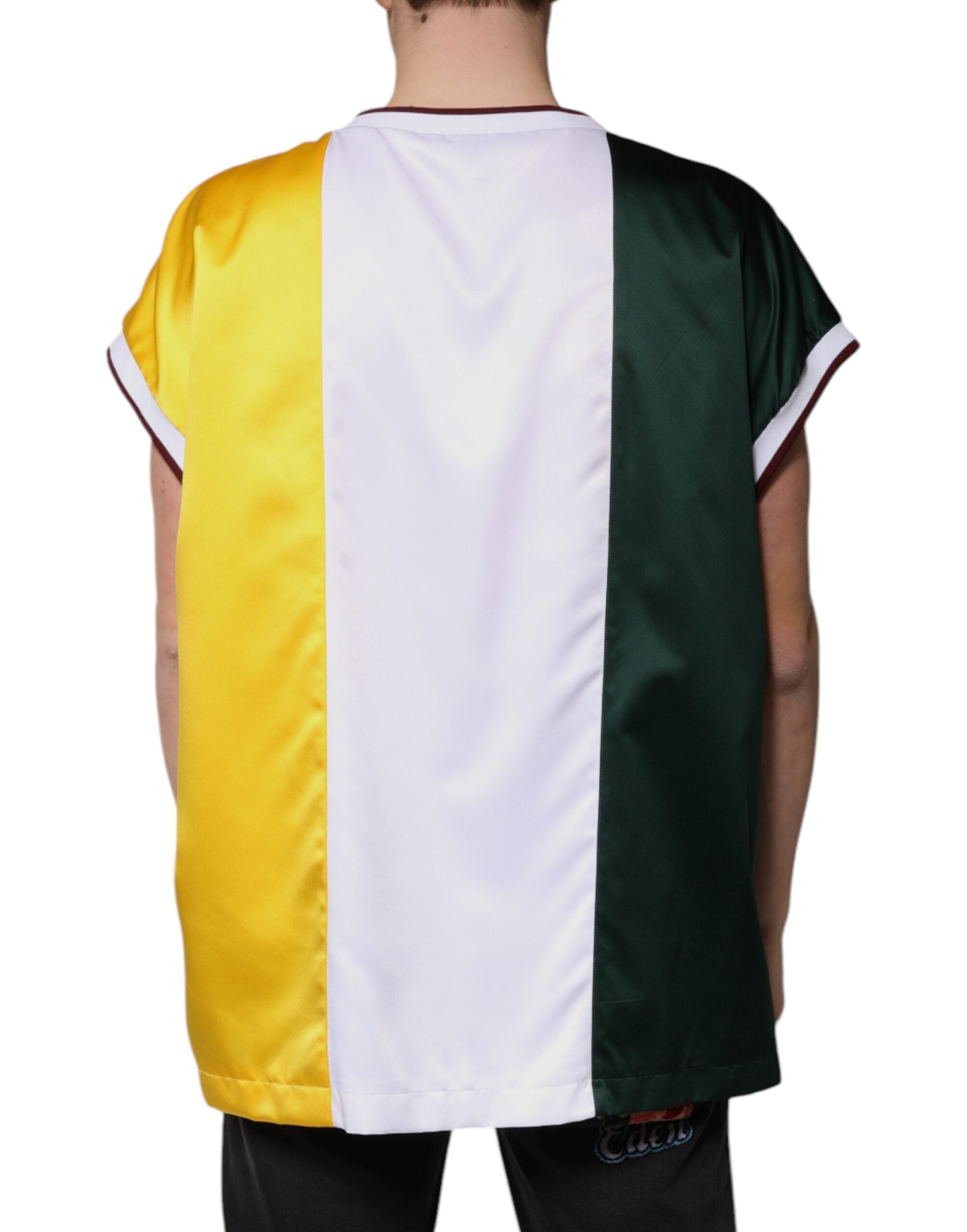 Dolce & Gabbana Flerfärgad Jersey Linne Ärmlös T-shirt