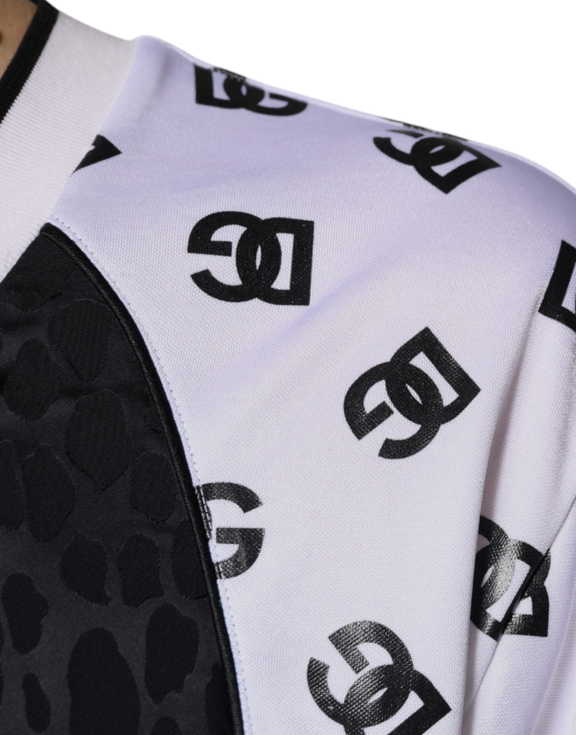 Dolce & Gabbana Svartvit Logo Herr Kortärmad T-shirt