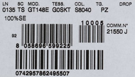 Dolce & Gabbana Vit prickig sidenhalsduk med smal passform