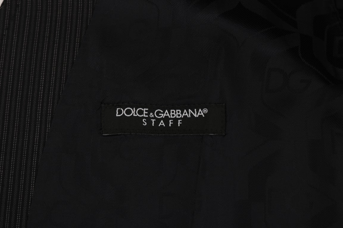 Dolce & Gabbana Grå Ull Stretchväst
