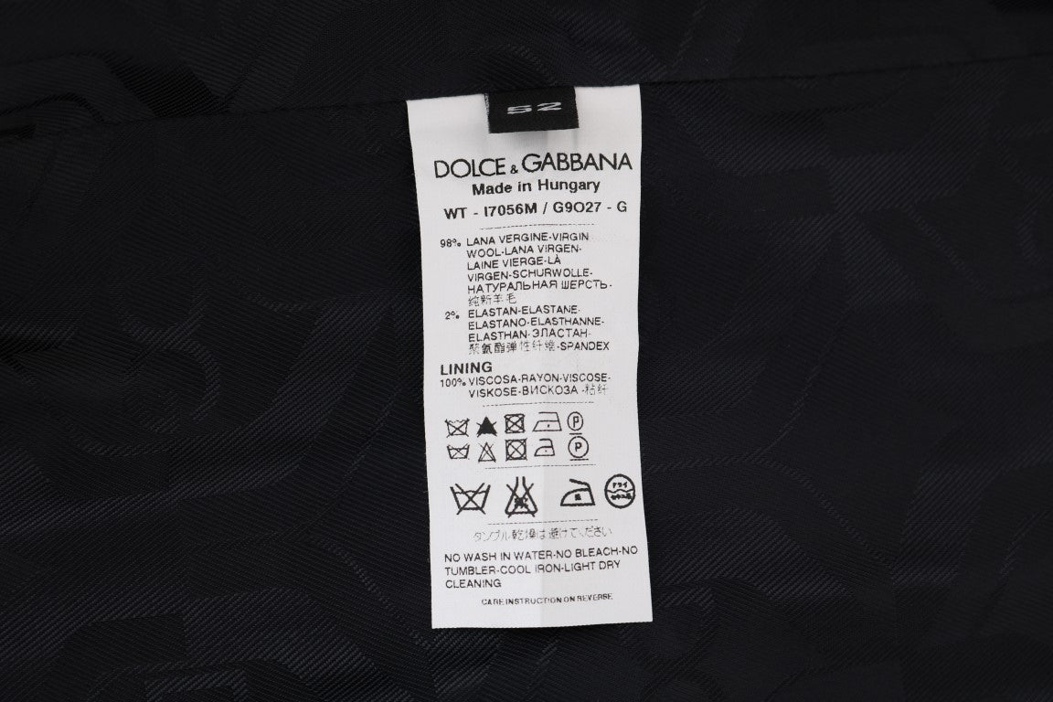 Dolce & Gabbana Grå Ull Stretchväst