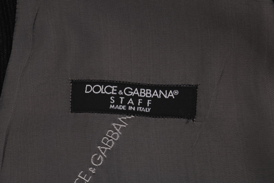 Dolce & Gabbana Svart STAFF Bomullsviskon Väst
