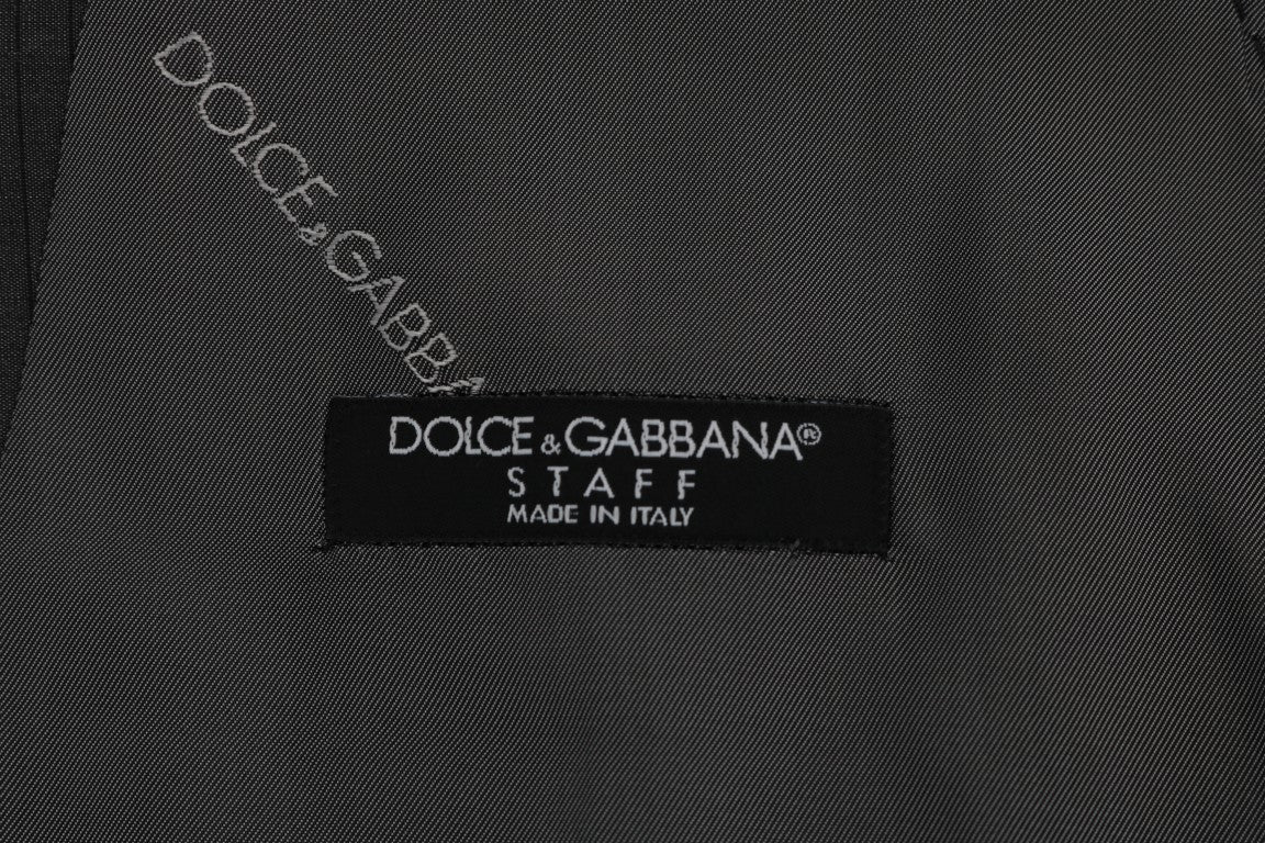 Dolce & Gabbana Grå STAFF Bomullsviskon Väst