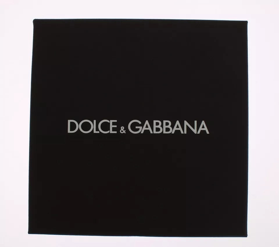 Dolce & Gabbana Grön Lädermusmatta