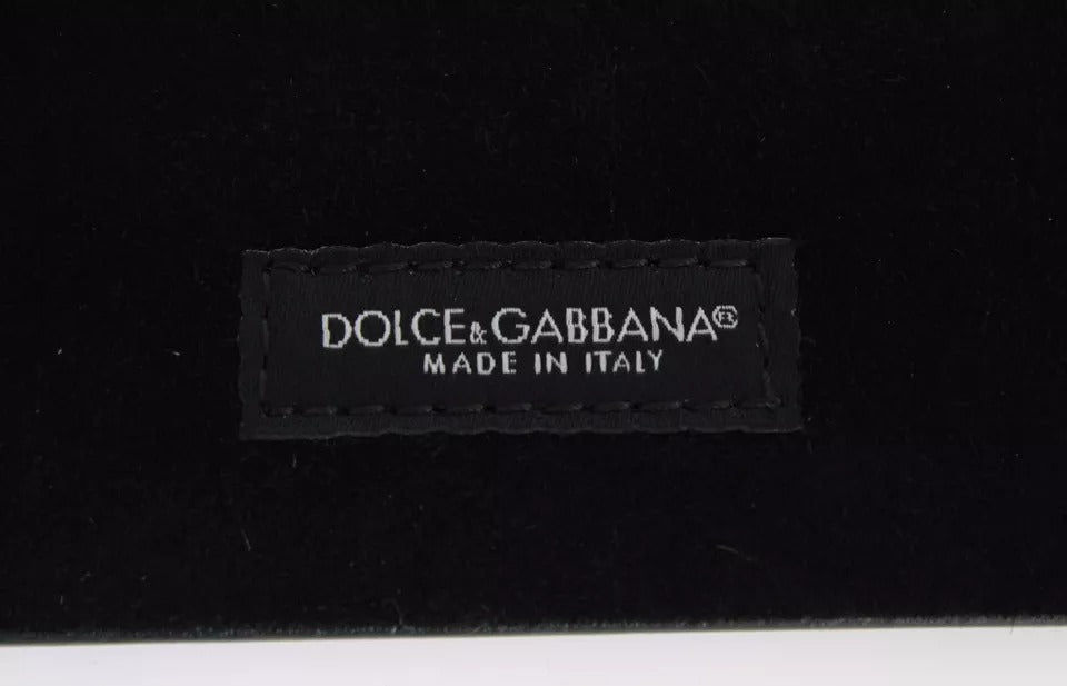 Dolce & Gabbana Grön Lädermusmatta