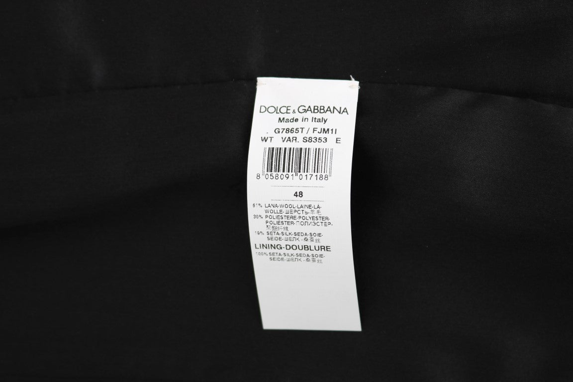 Dolce & Gabbana svart prickigt mönster väst