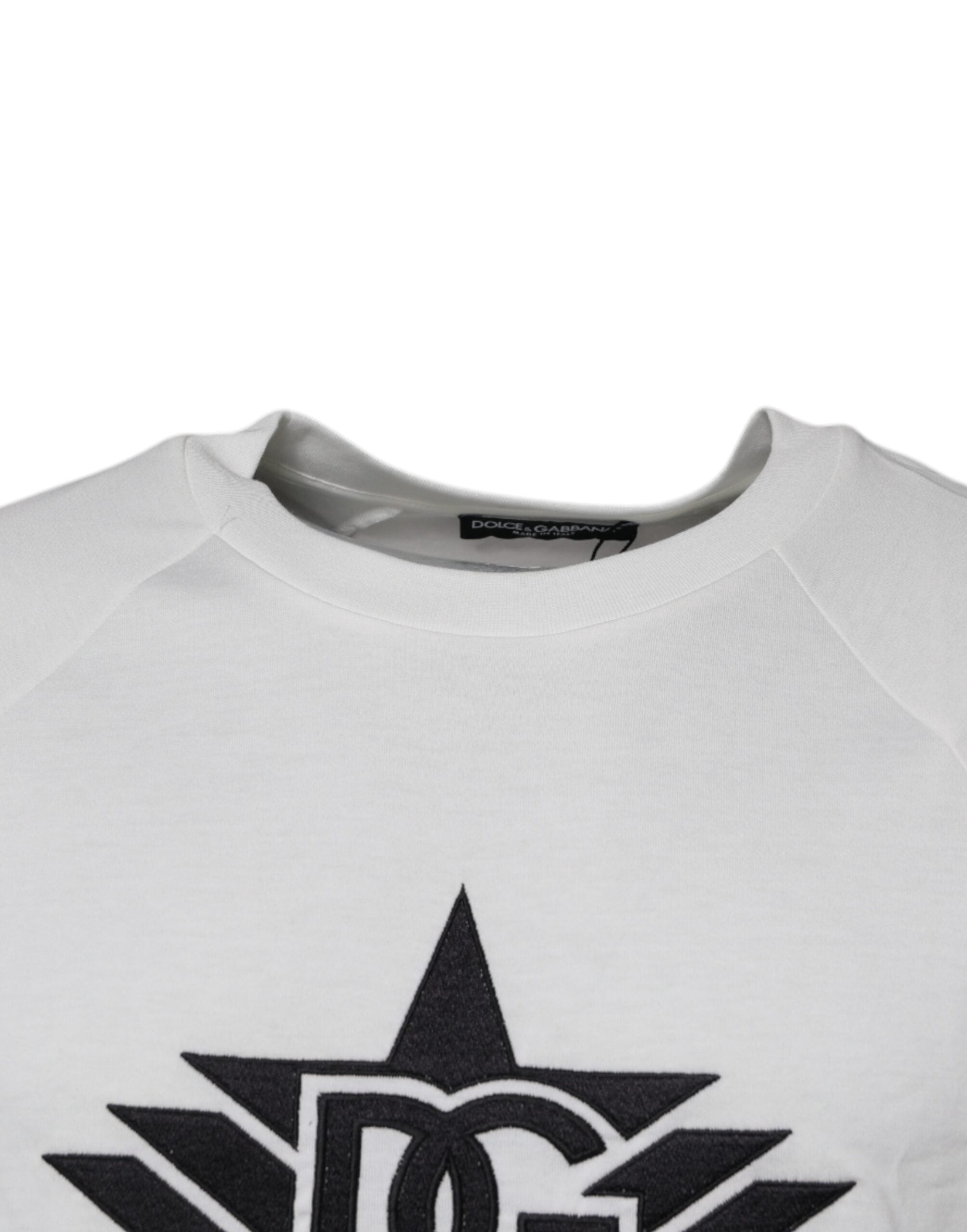 Dolce & Gabbana Vit DG Sport Rundringad Kortärmad T-shirt