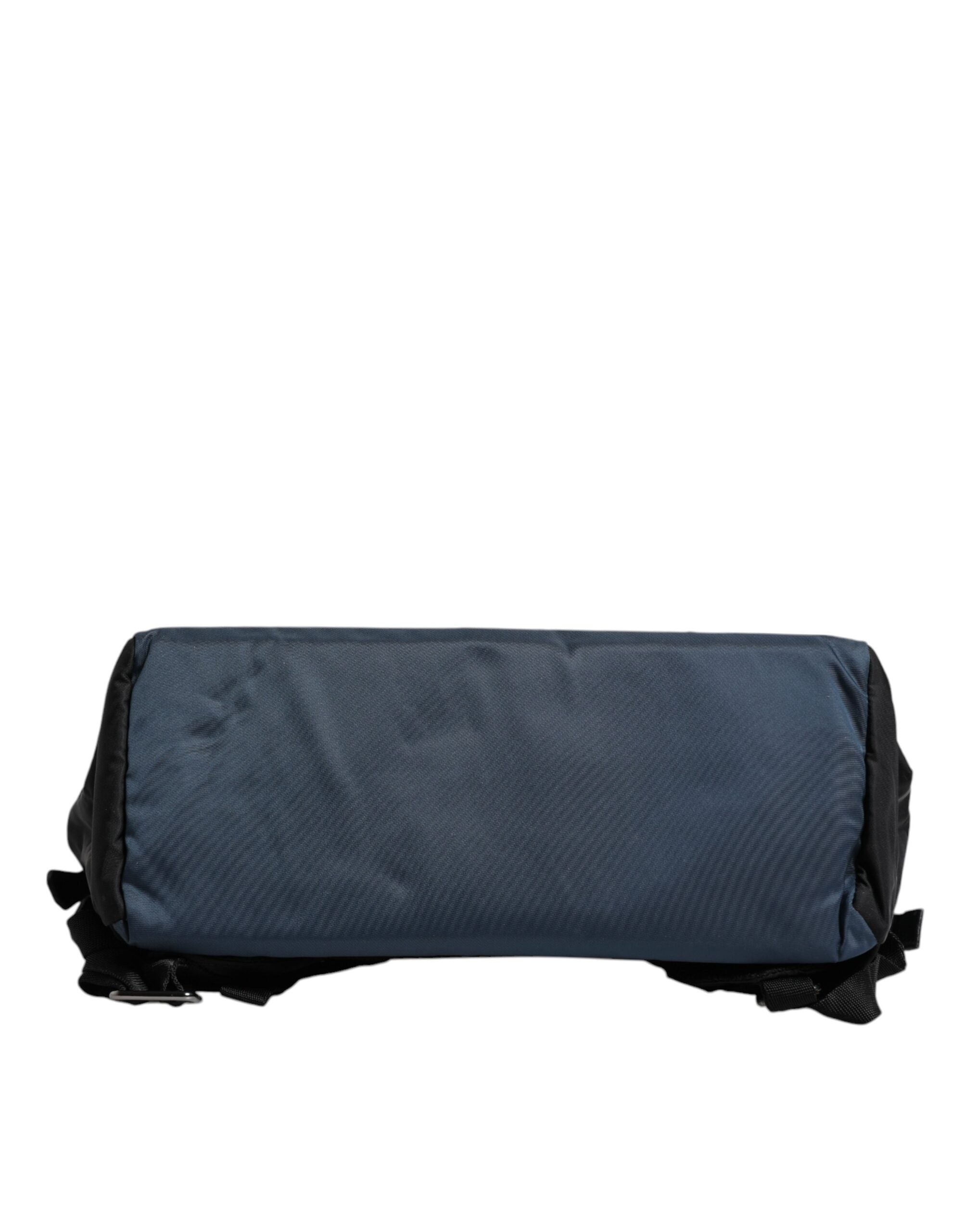 Dolce & Gabbana svart nylon DG-logotyp skolryggsäck