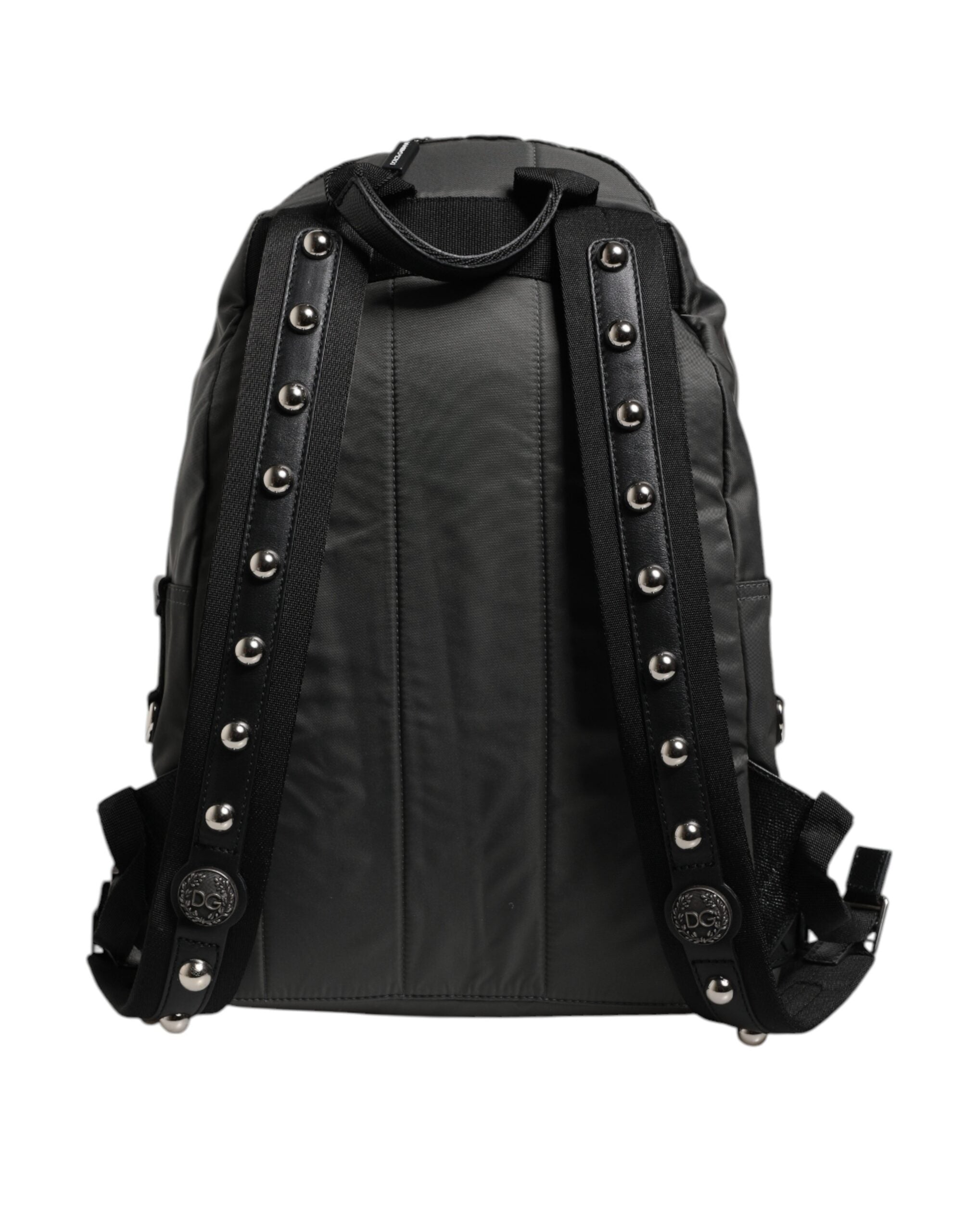 Dolce & Gabbana Grå Nylon Prince Forever School Reseryggsäck