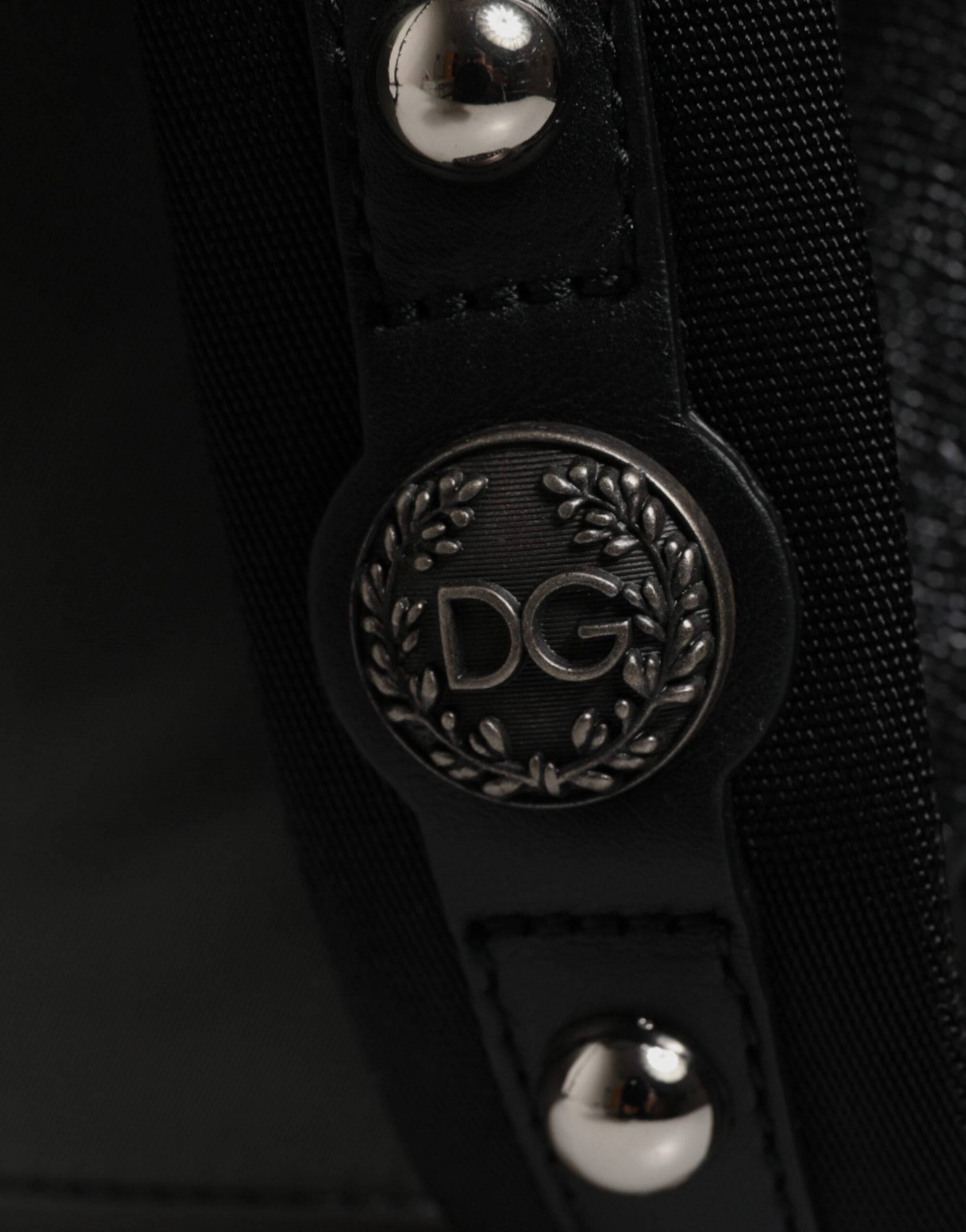 Dolce & Gabbana Grå Nylon Prince Forever School Reseryggsäck