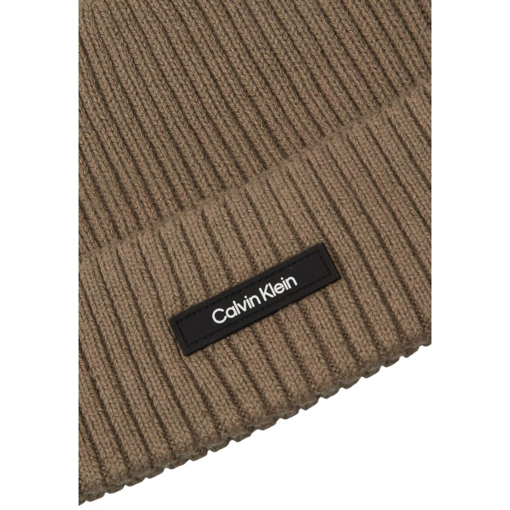 Calvin Klein Beige Ekologisk Bomullskeps Basebollkeps