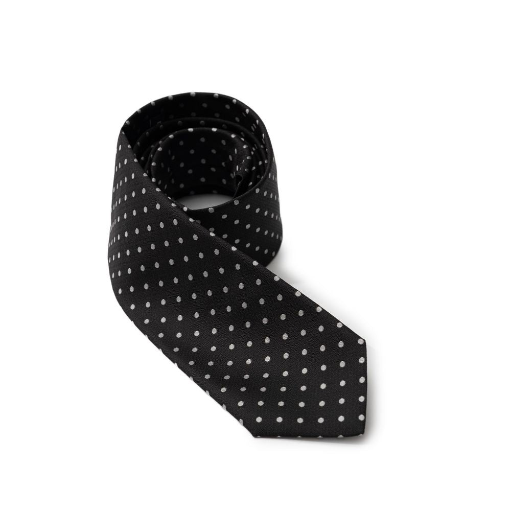 Dolce & Gabbana Svarta Sidenslipsar & Fluga
