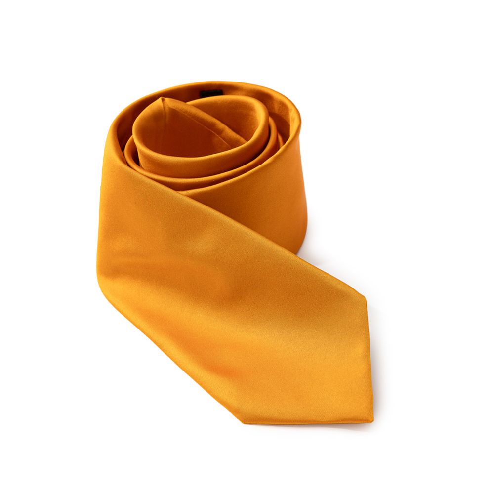 Dolce & Gabbana Orange Sidenslipsar & Fluga