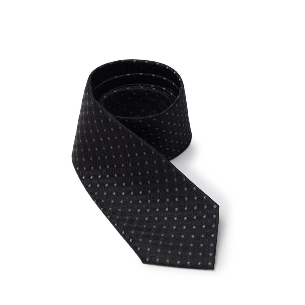 Dolce & Gabbana Svarta Sidenslipsar & Fluga
