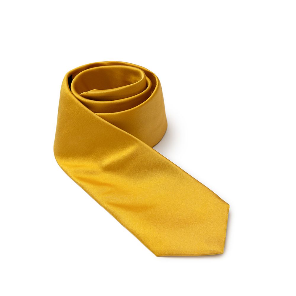 Dolce & Gabbana Guldfärgade Sidenslipsar & Fluga
