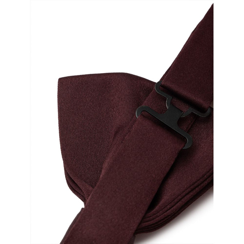 Dolce & Gabbana Vinröda Sidenfluga