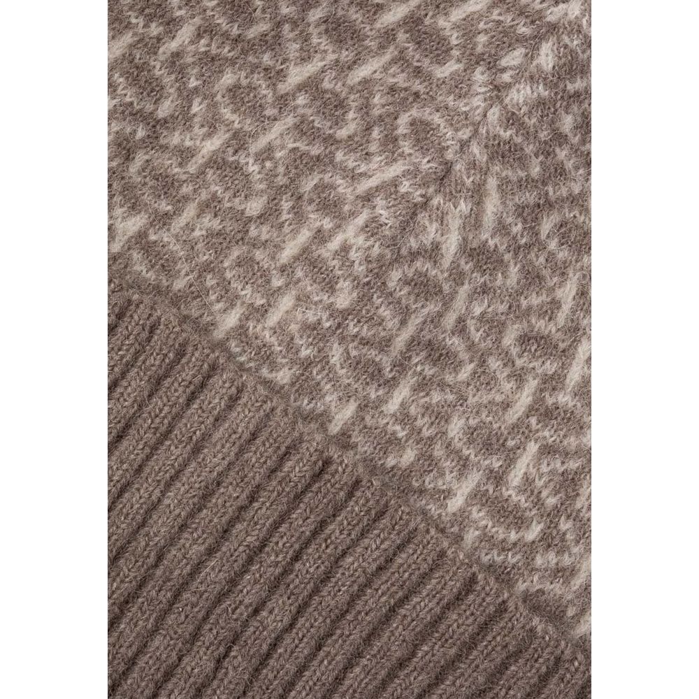 Calvin Klein Beige Alpacka Läderkepsar Baseballkeps