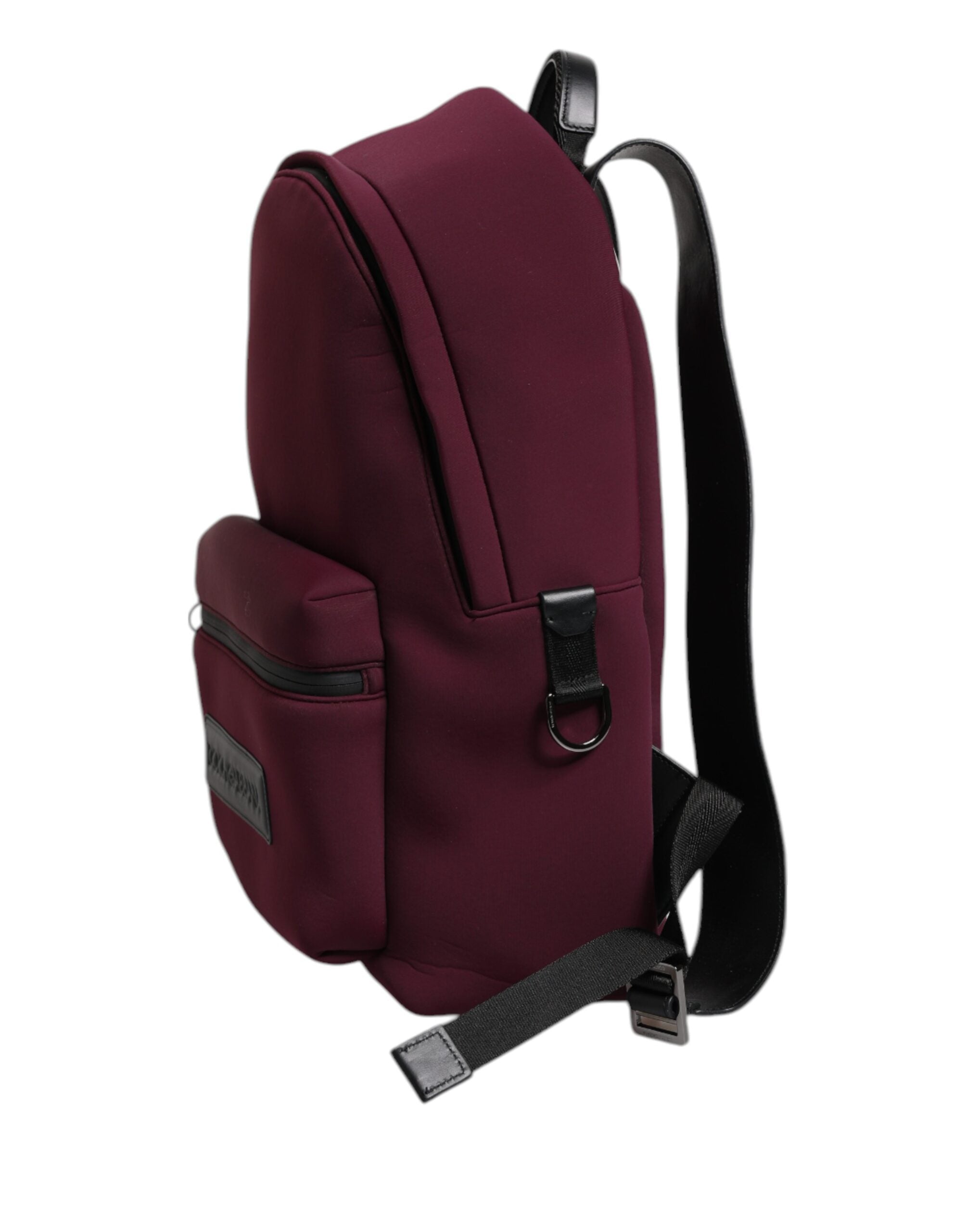 Dolce & Gabbana Burgundy Montreale Tecnico Textile Herr Ryggsäcksväska