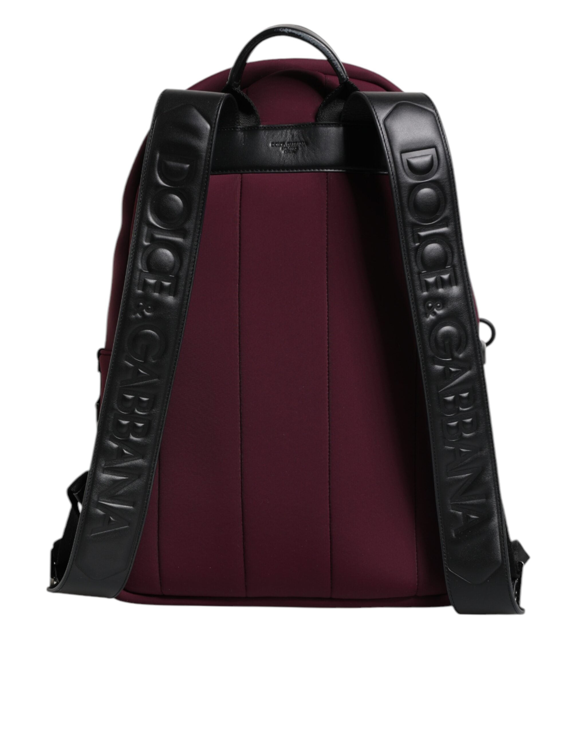 Dolce & Gabbana Burgundy Montreale Tecnico Textile Herr Ryggsäcksväska