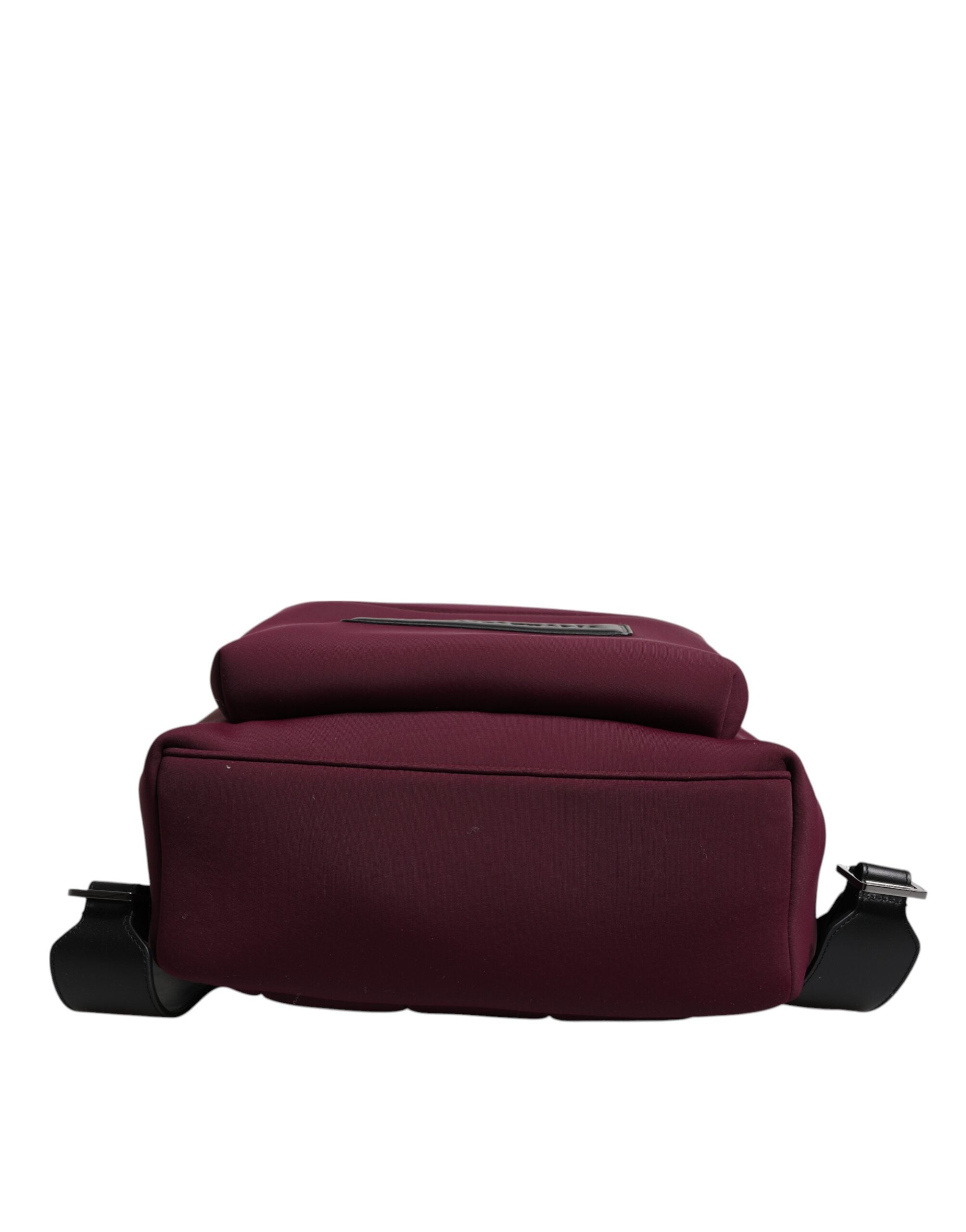 Dolce & Gabbana Burgundy Montreale Tecnico Textile Herr Ryggsäcksväska