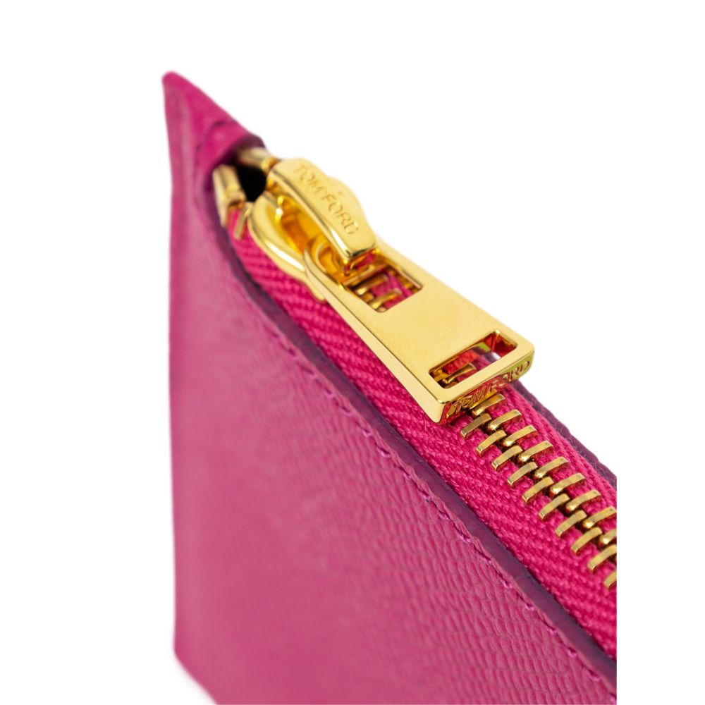 Tom Ford Fuchsia Läder Korthållare