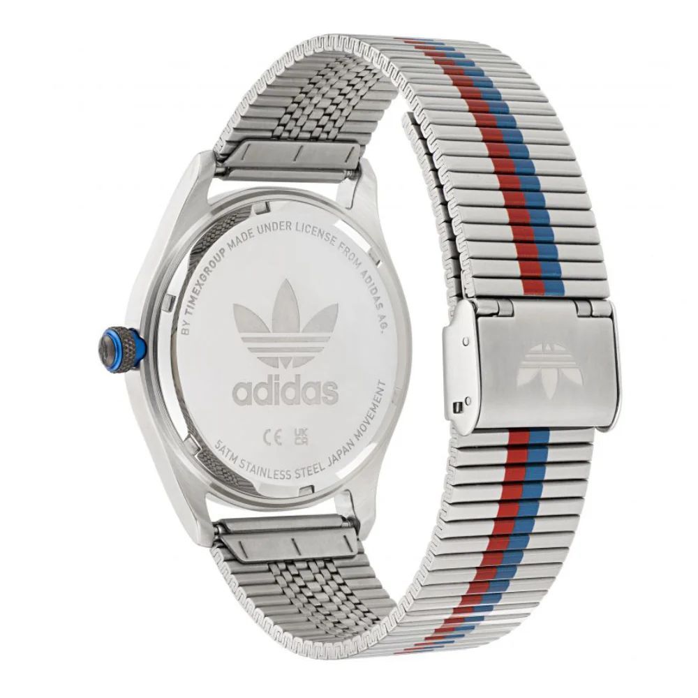 Adidas grå rostfri klocka