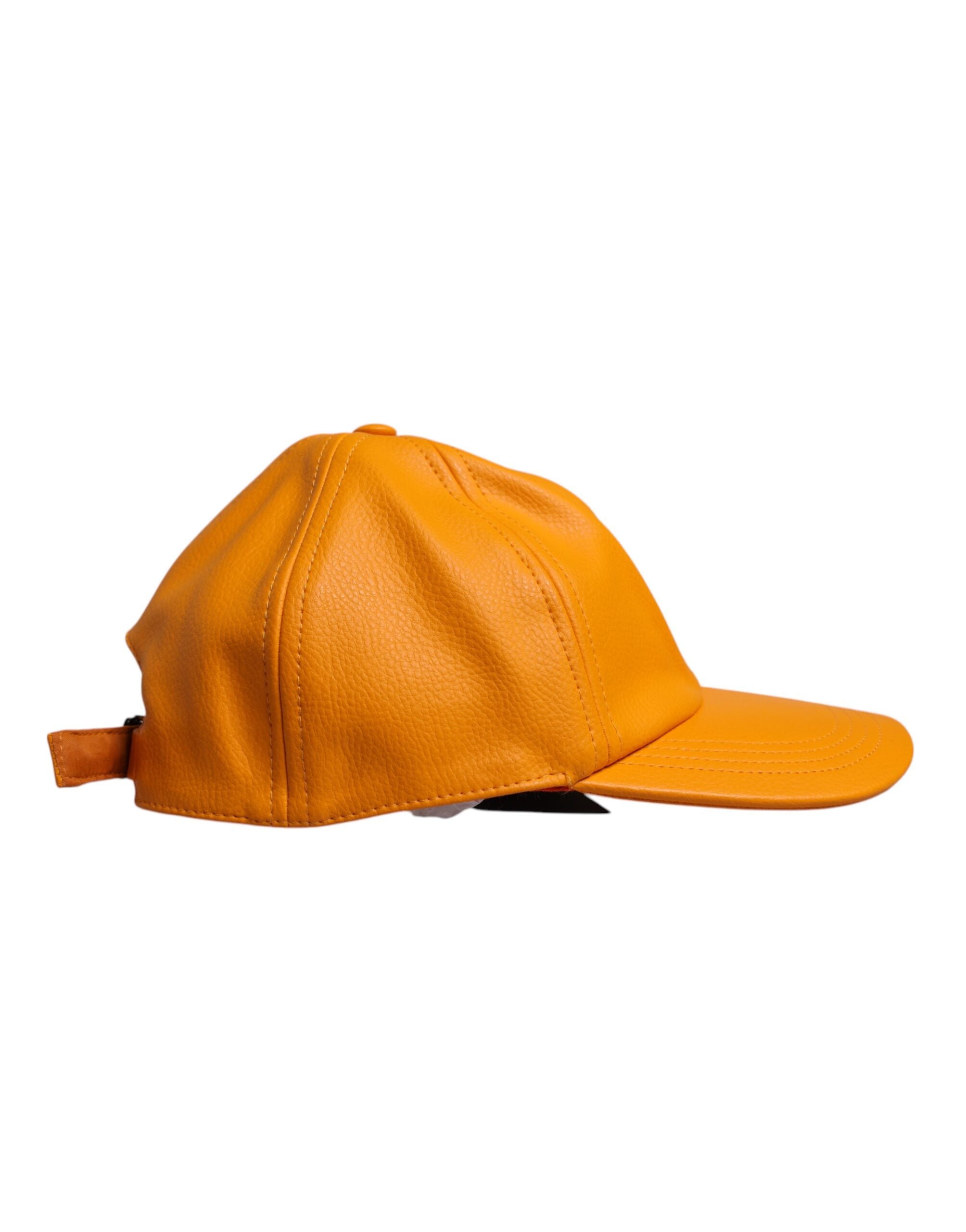 Dolce & Gabbana Orange Bomulls 6 Paneler Baseballkeps