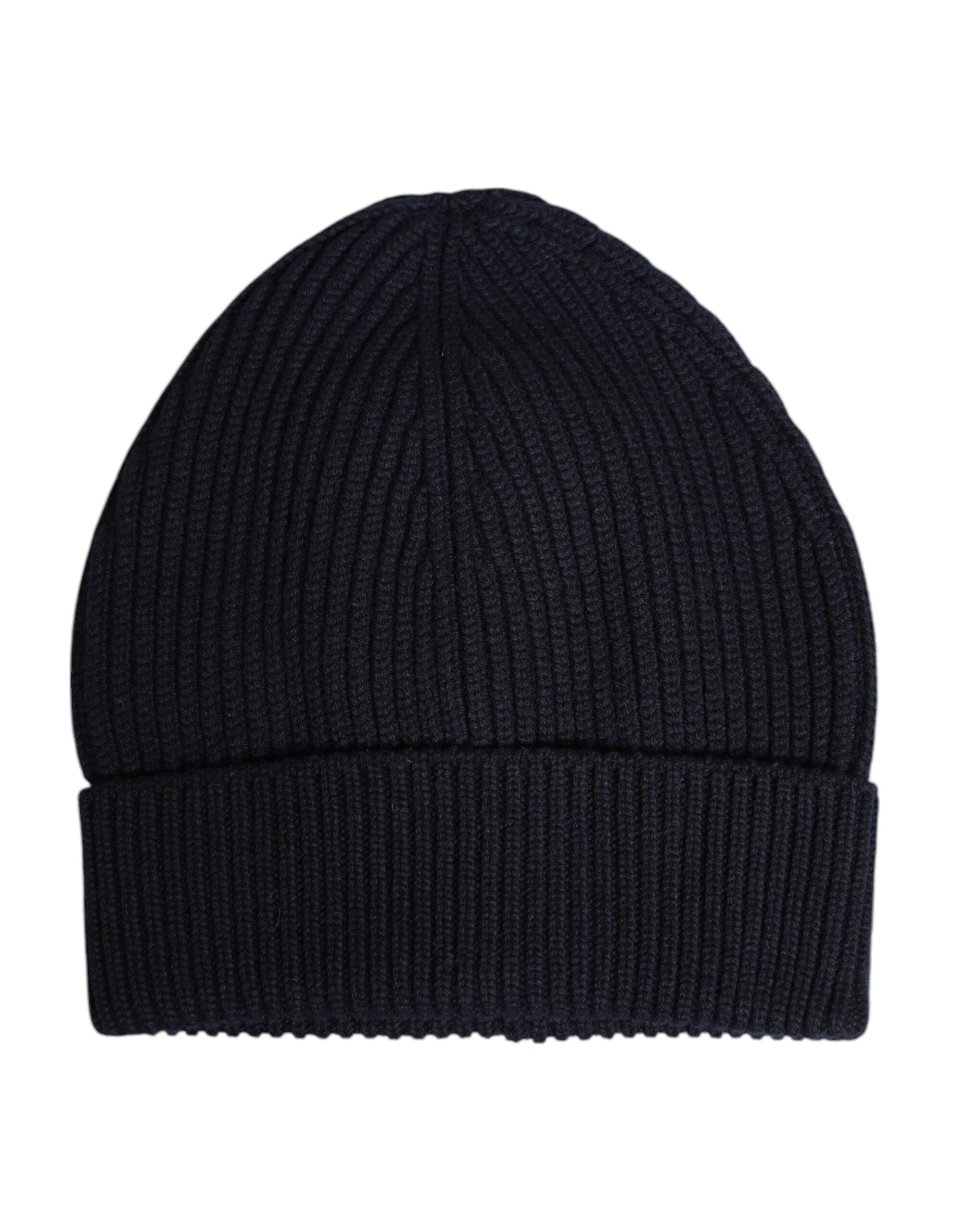 Dolce & Gabbana Svart Kashmir Stickad Vintermössa