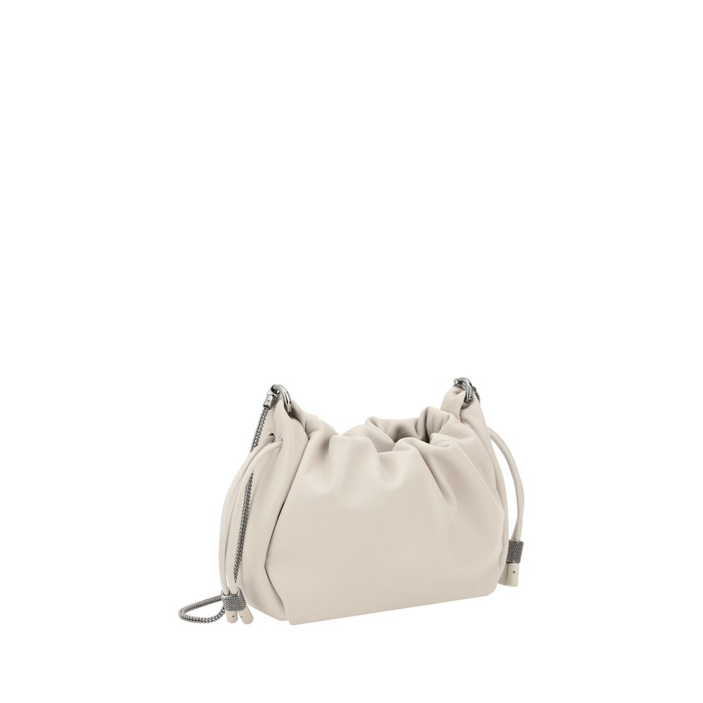 Brunello Cucinelli Bucket Mellow mini axelväska