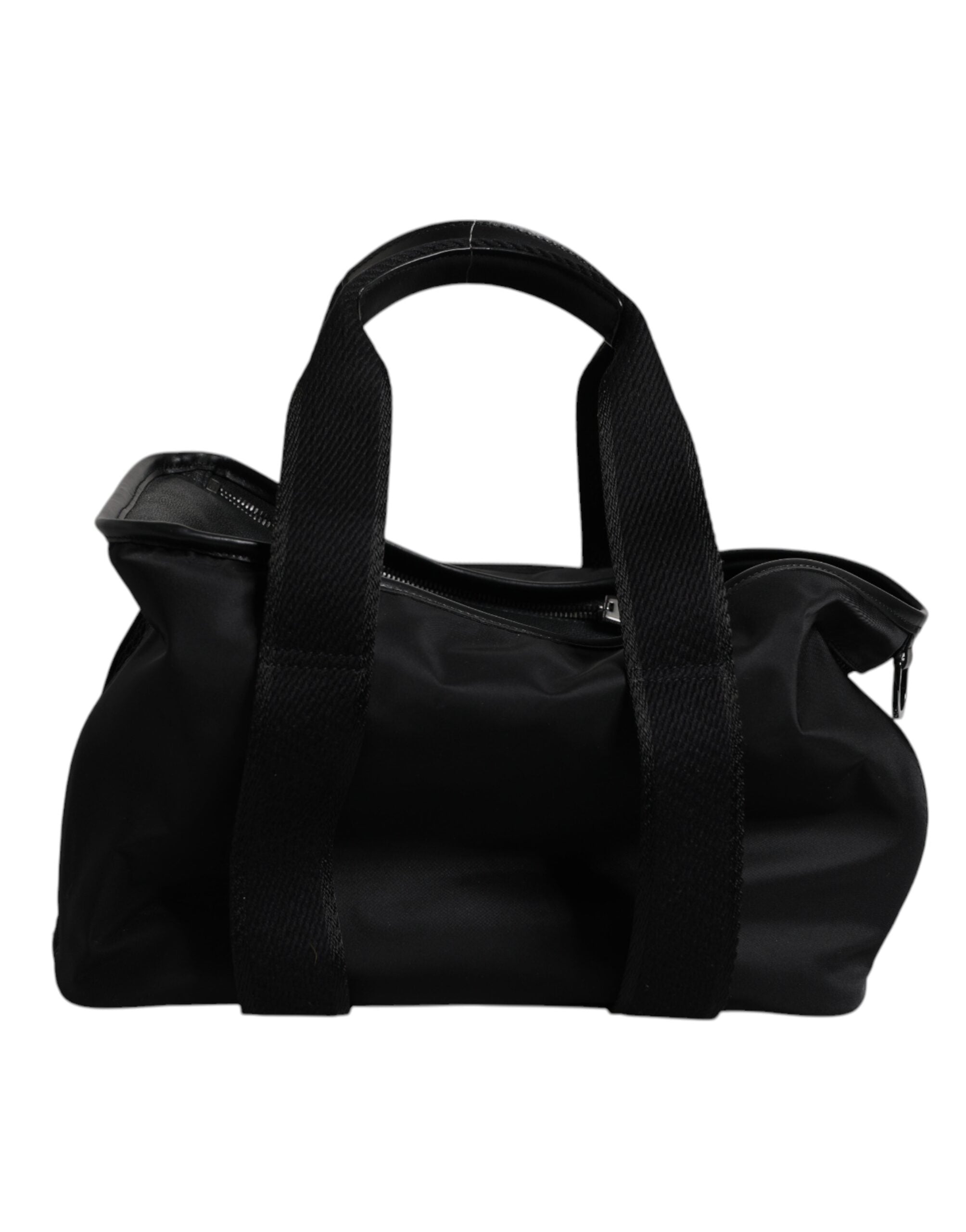 Dolce & Gabbana svart axelrem med husdjursbärbar logotypplack