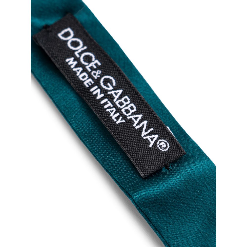 Dolce & Gabbana Grön Sidenfluga