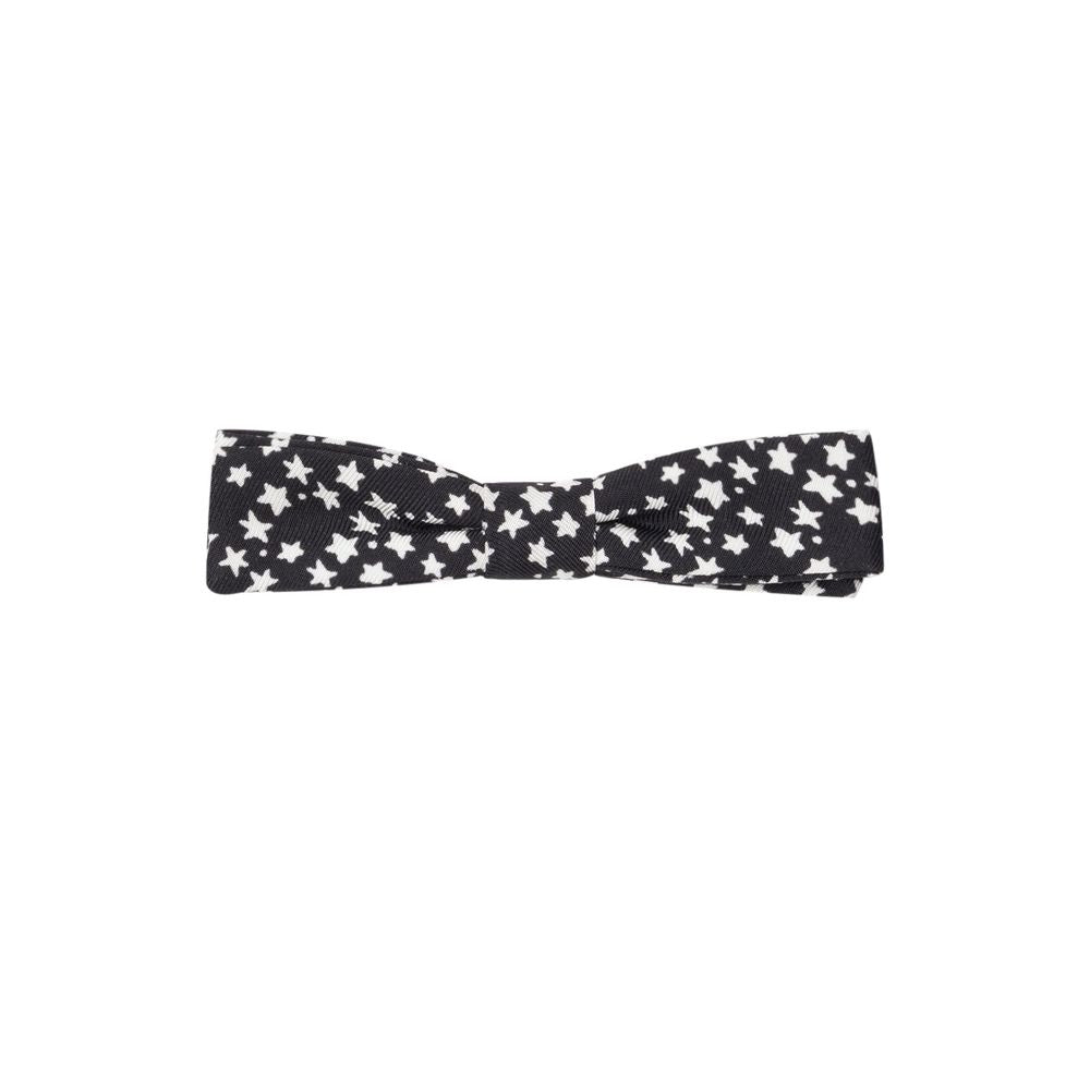 Dolce & Gabbana Svart Sidenrosett