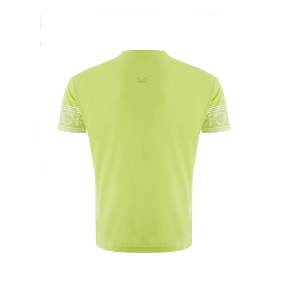 Kenzo Sunny Yellow Bomullströja För Snygga Män