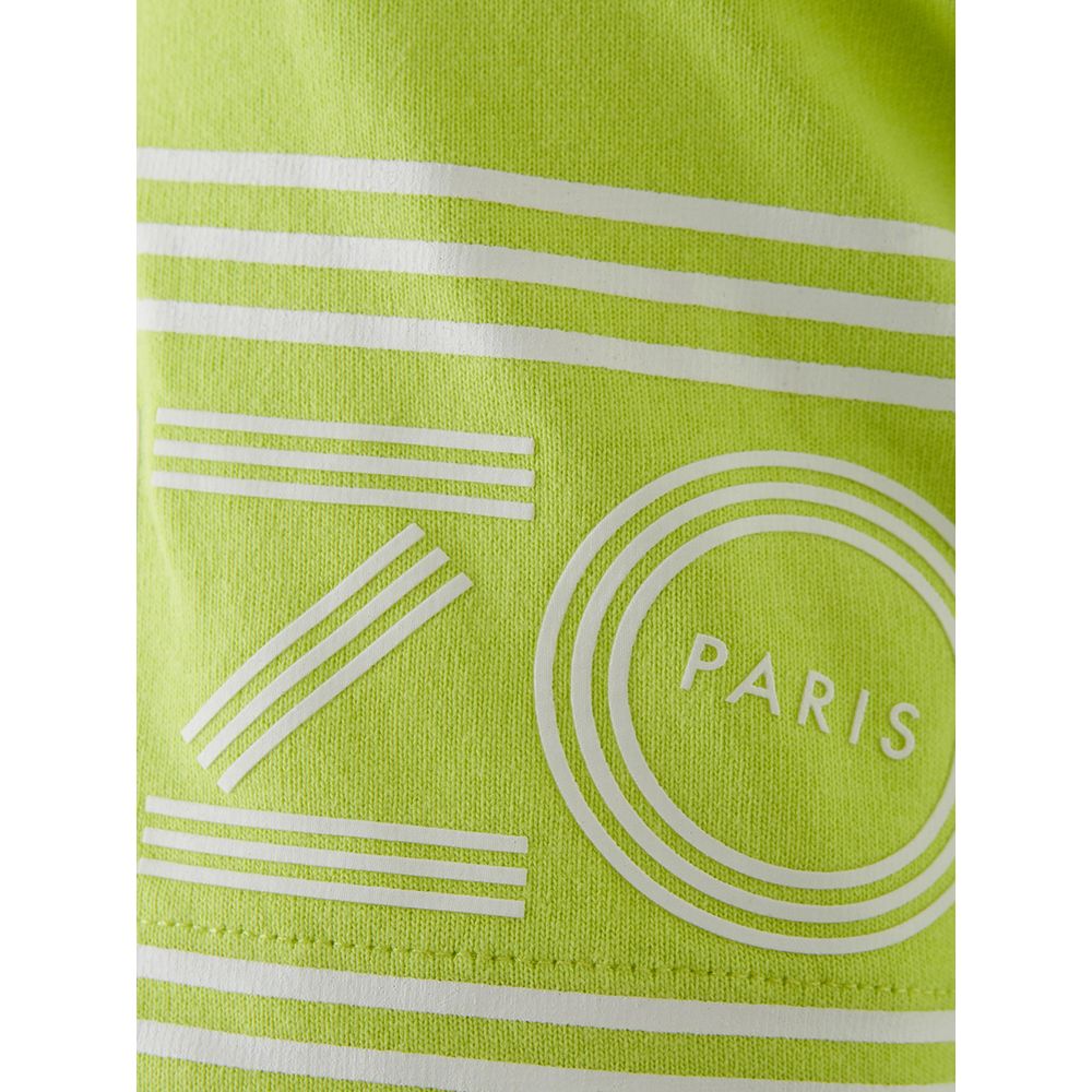 Kenzo Sunny Yellow Bomullströja För Snygga Män