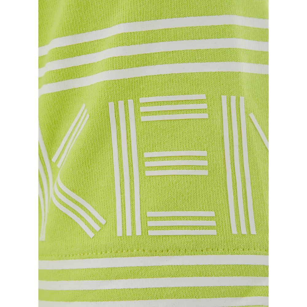 Kenzo Sunny Yellow Bomullströja För Snygga Män