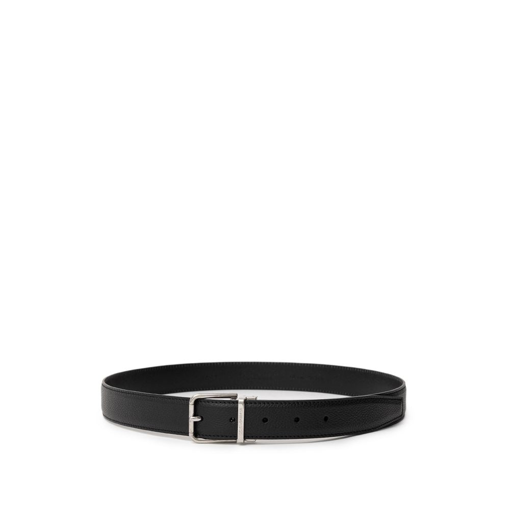 Dolce & Gabbana svart läderbälte