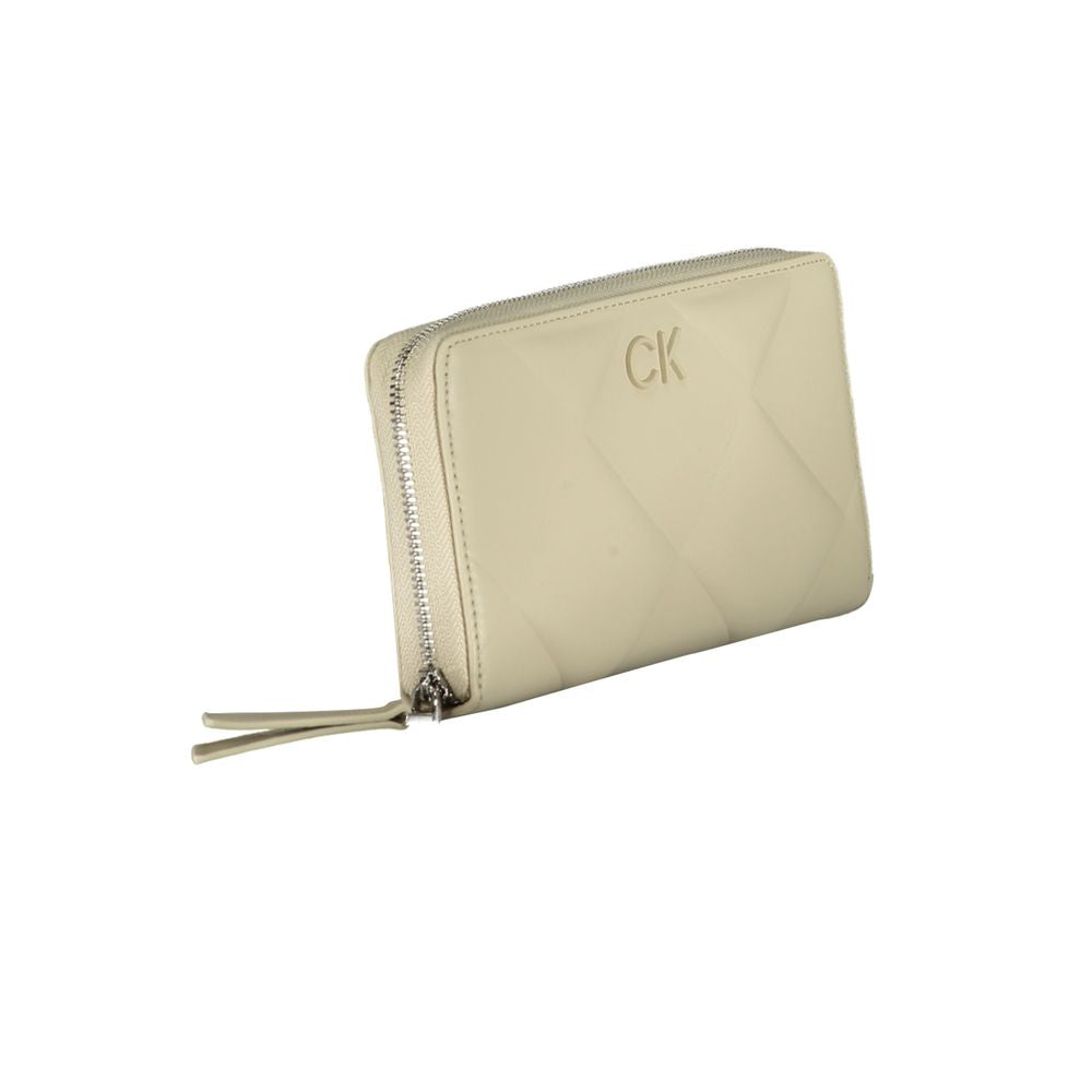 Calvin Klein Beige Polyesterplånbok