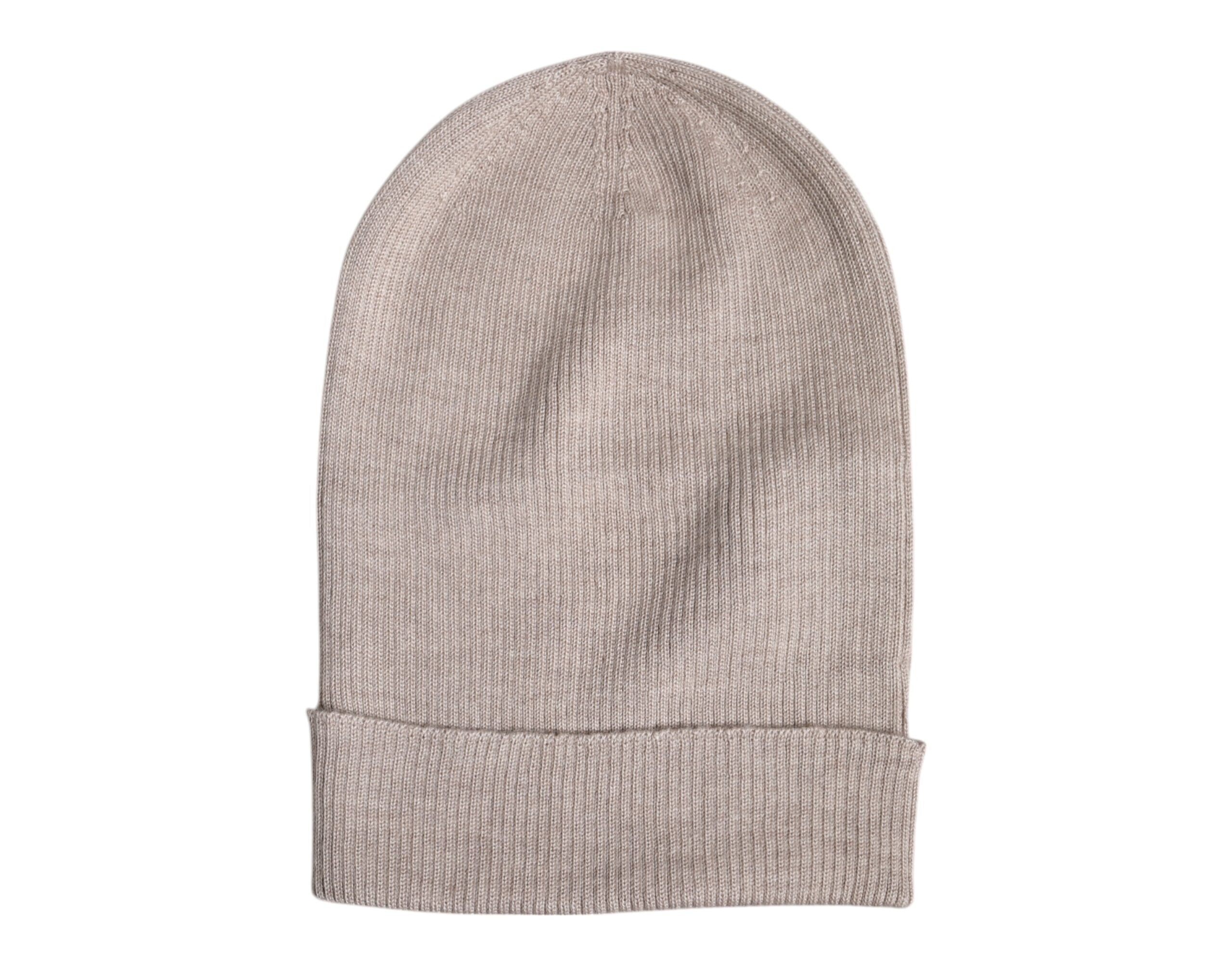 Dolce & Gabbana Beige Kashmir Stickad Vintermössa